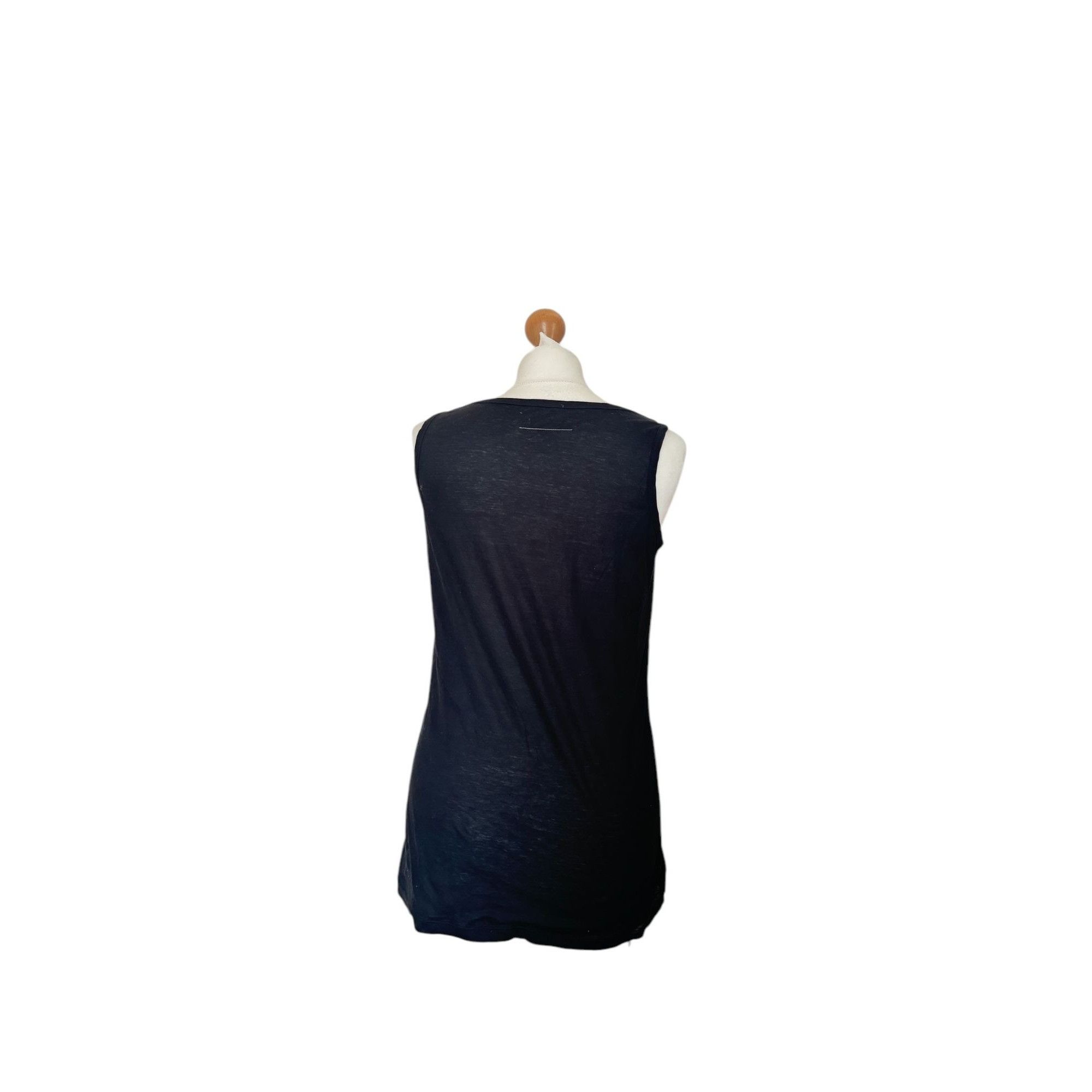 Maison Margiela SS 2008 Black Viscose Top Size M / US 6-8 / IT 42-44 - 4 Thumbnail