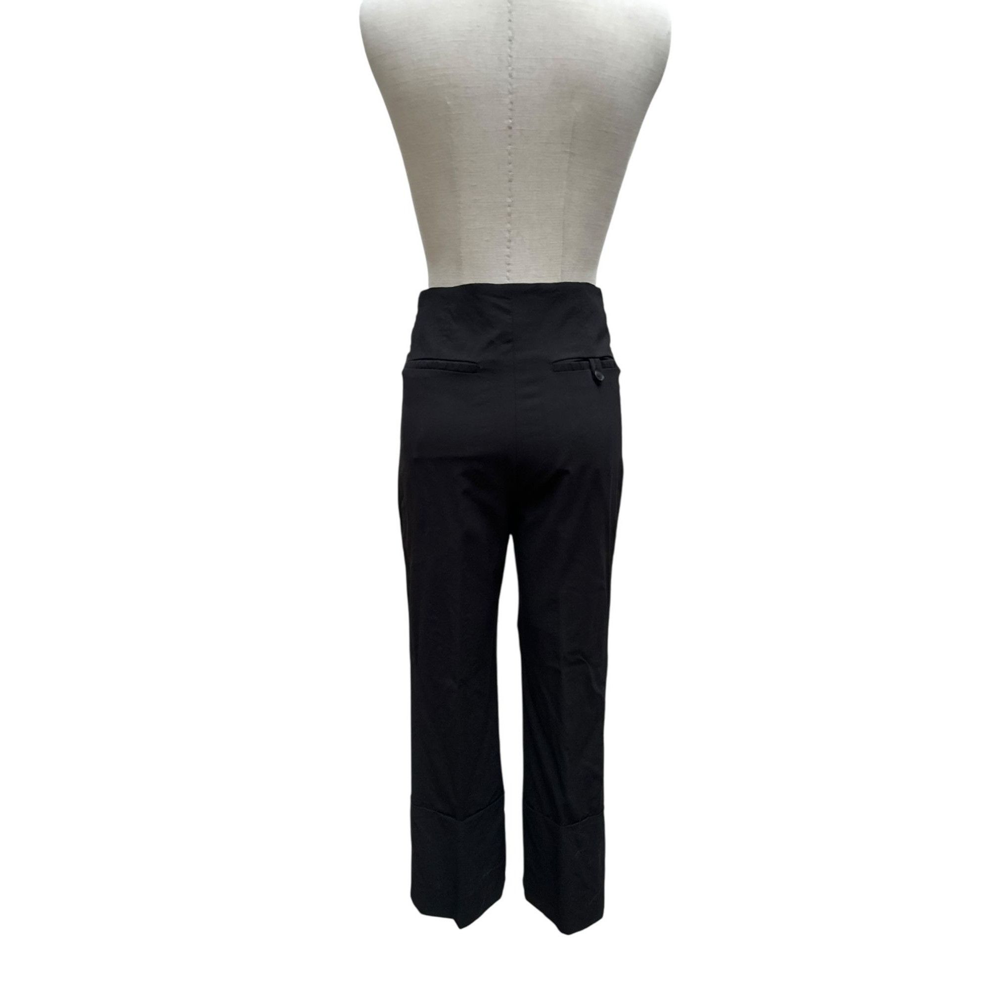 Jil Sander Black Wool Tailored Pants Size 25" / US 0 / IT 36 - 4 Thumbnail