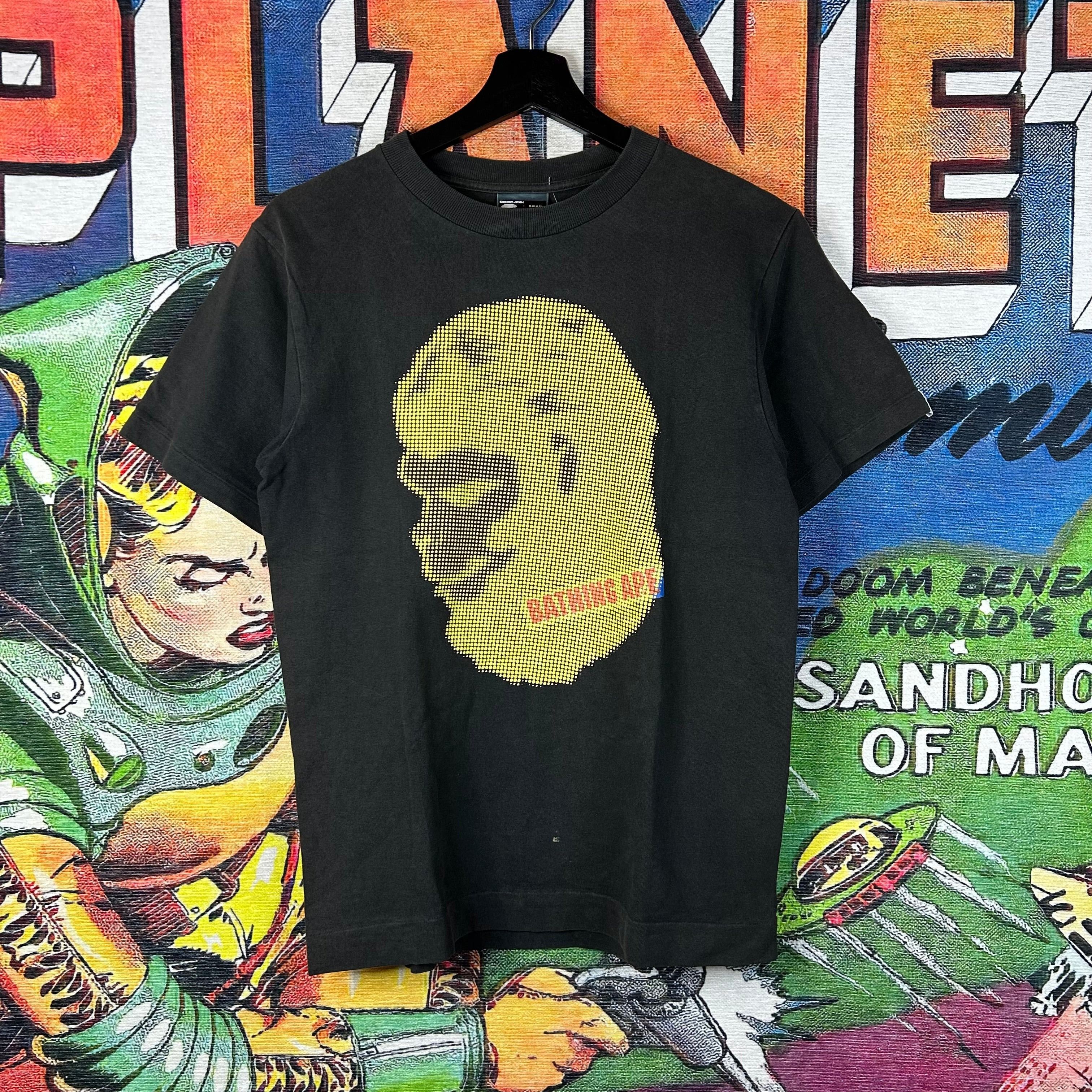 Y2K Bape Glowing Ape Tee Size Small