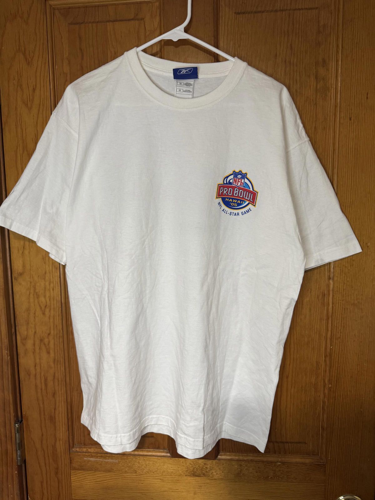 Reebok Reebok Pro Bowl 1990s Vintage White Cotton T-Shirt XL Size ONE SIZE - 1 Thumbnail