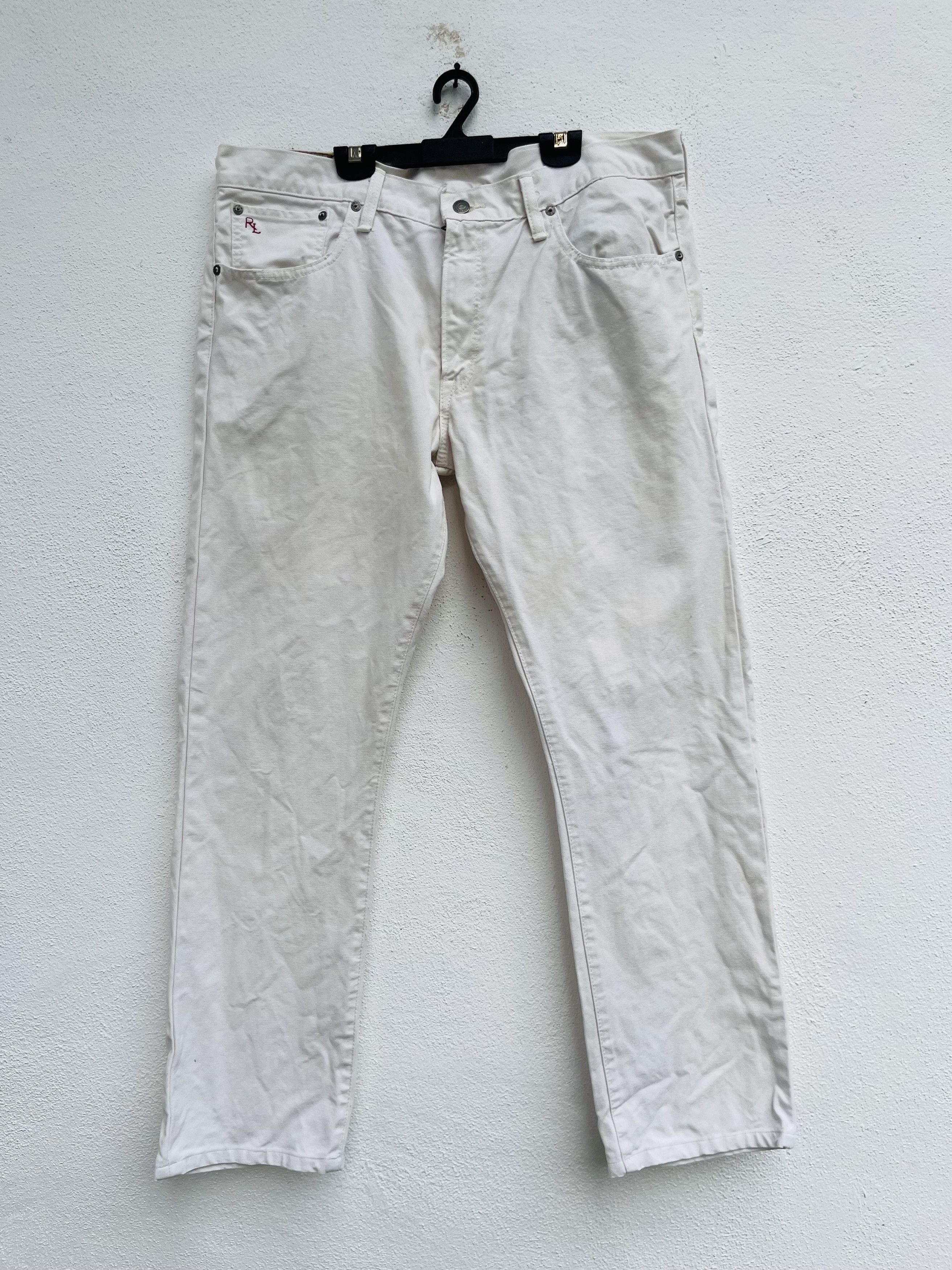 Japanese Brand × Polo Ralph Lauren × Vintage Vintage Polo Ralph Lauren White Colour Size US 37 - 1 Thumbnail