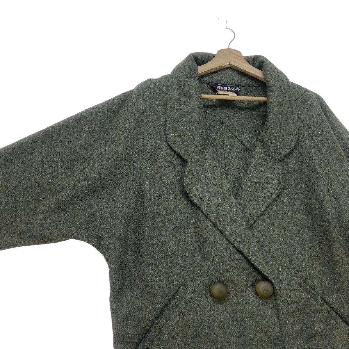 Fendi Vintage Fendi 365 Loose Oversize Mohair Jacket Coat Size M / US 6-8 / IT 42-44 - 9 Thumbnail
