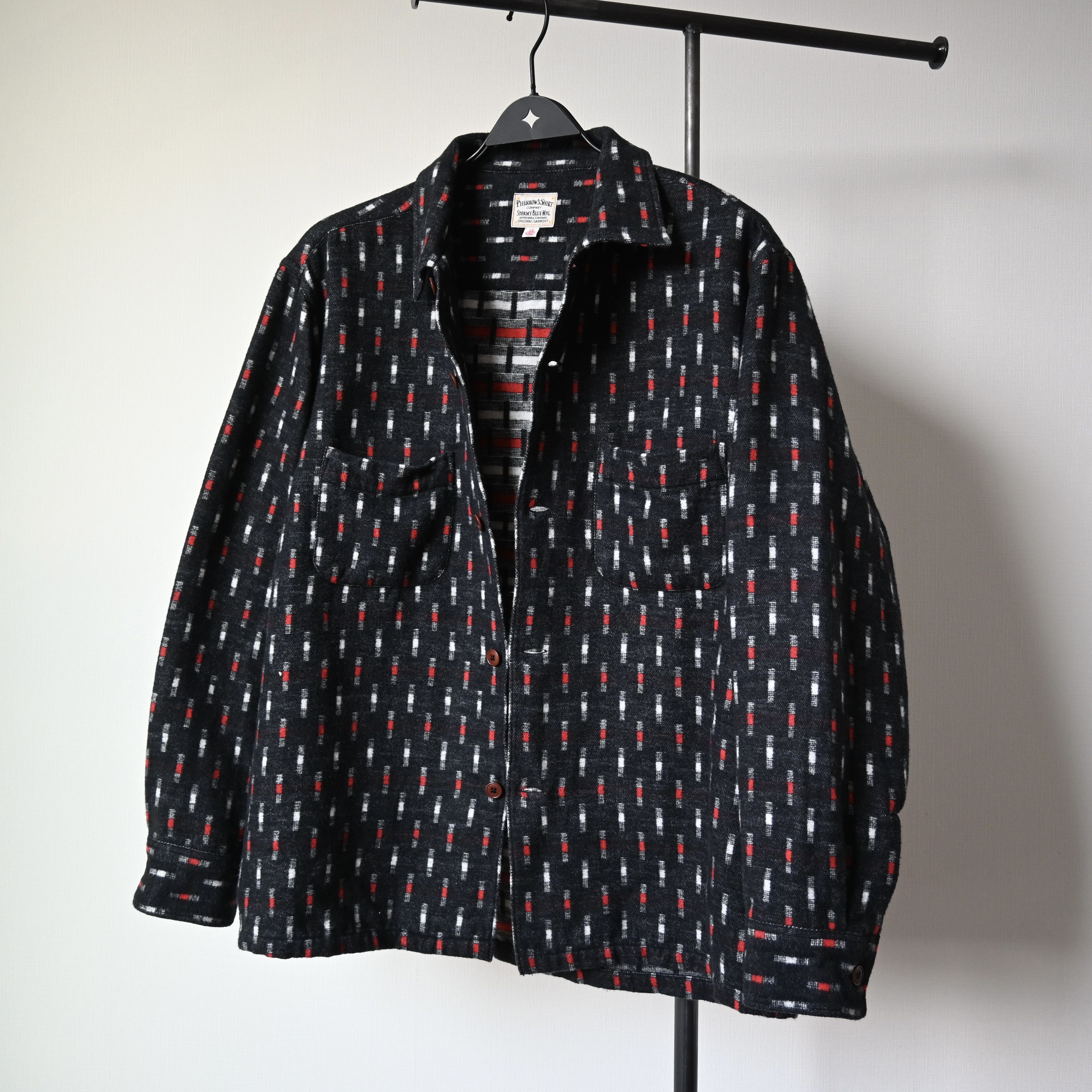 Pherrow's Pherrow's dobby fleeced cotton square shirt, made in Japan Size US L / EU 52-54 / 3 - 20 Thumbnail