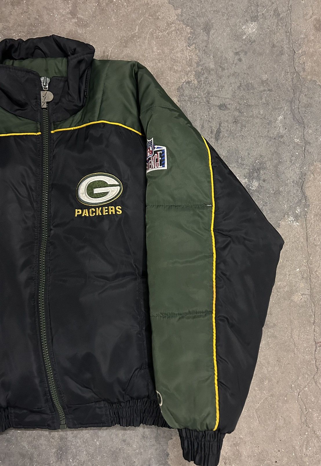 NFL × Pro Player × Vintage Vintage Bomber jacket NFL Pro Player G Packer Size US M / EU 48-50 / 2 - 4 Thumbnail