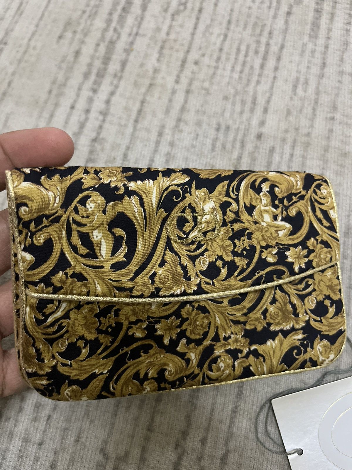 Dior Vintage 80s Dior cotton wallet Size ONE SIZE - 4 Thumbnail