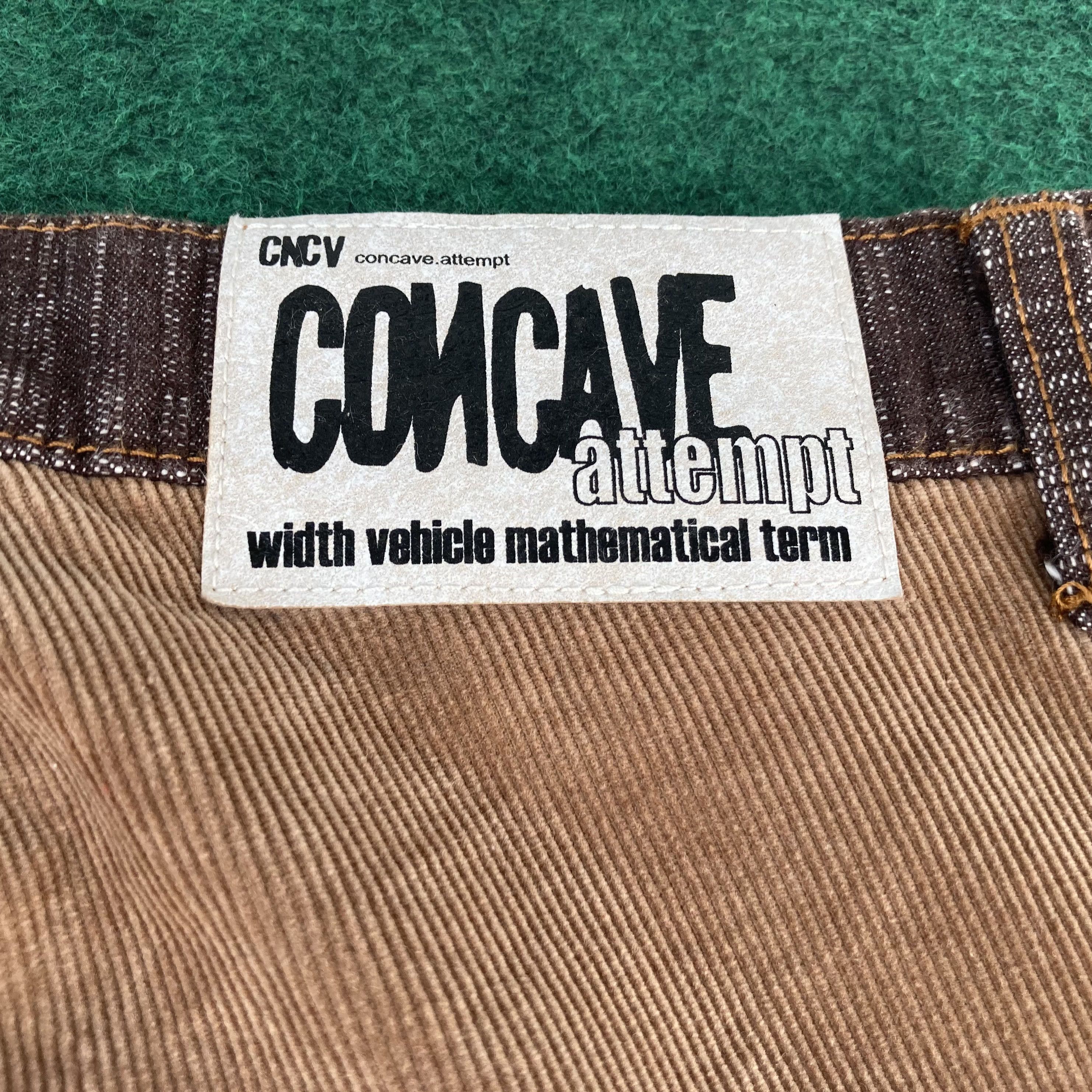 Japanese Brand Vtg Cav Concave Attempt Empt Japan Denim Trouser Jeans Size US 33 - 8 Thumbnail