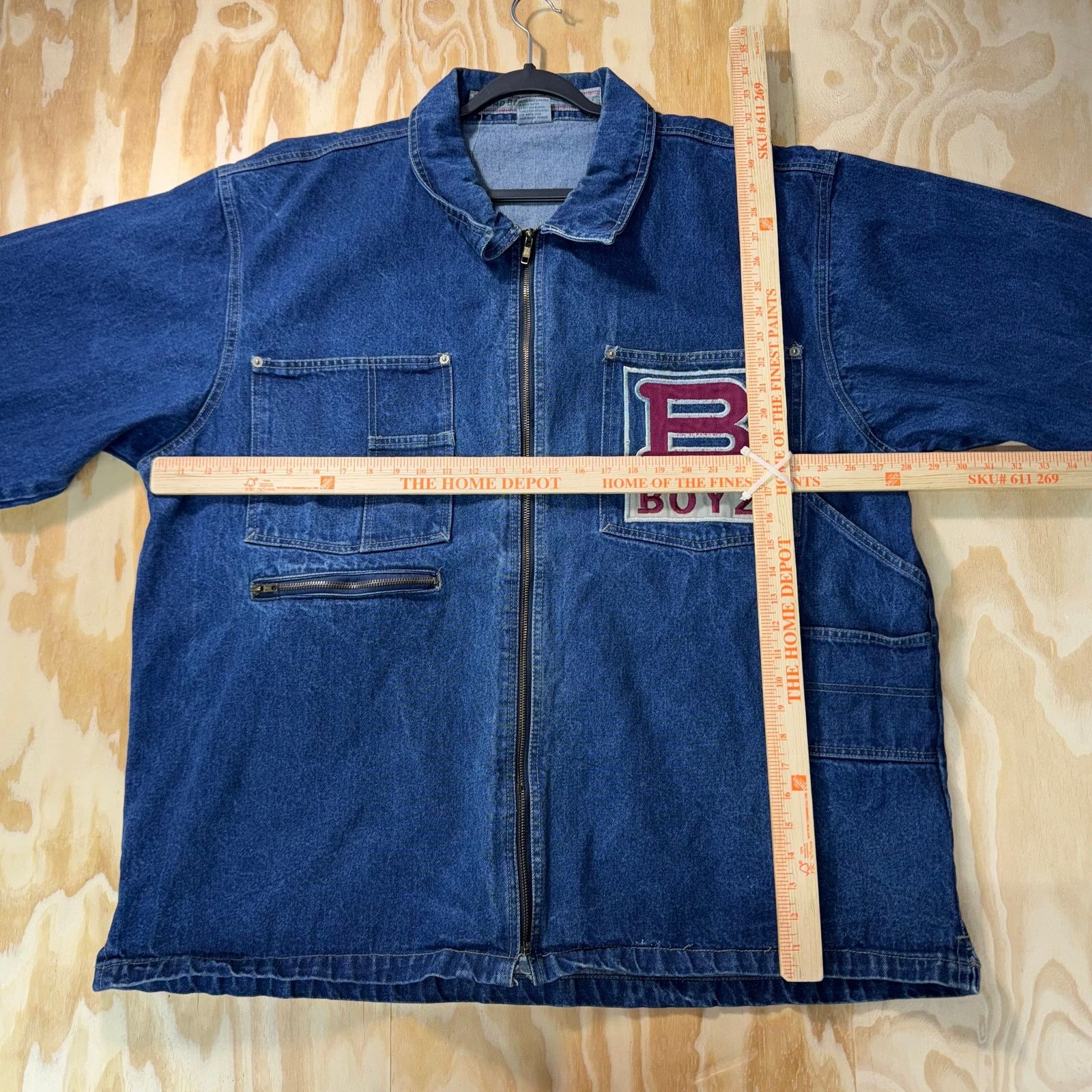 Vintage Vintage Y2K bad boyz records hip-hop embroider denim jacket Size US XXL / EU 58 / 5 - 4 Thumbnail