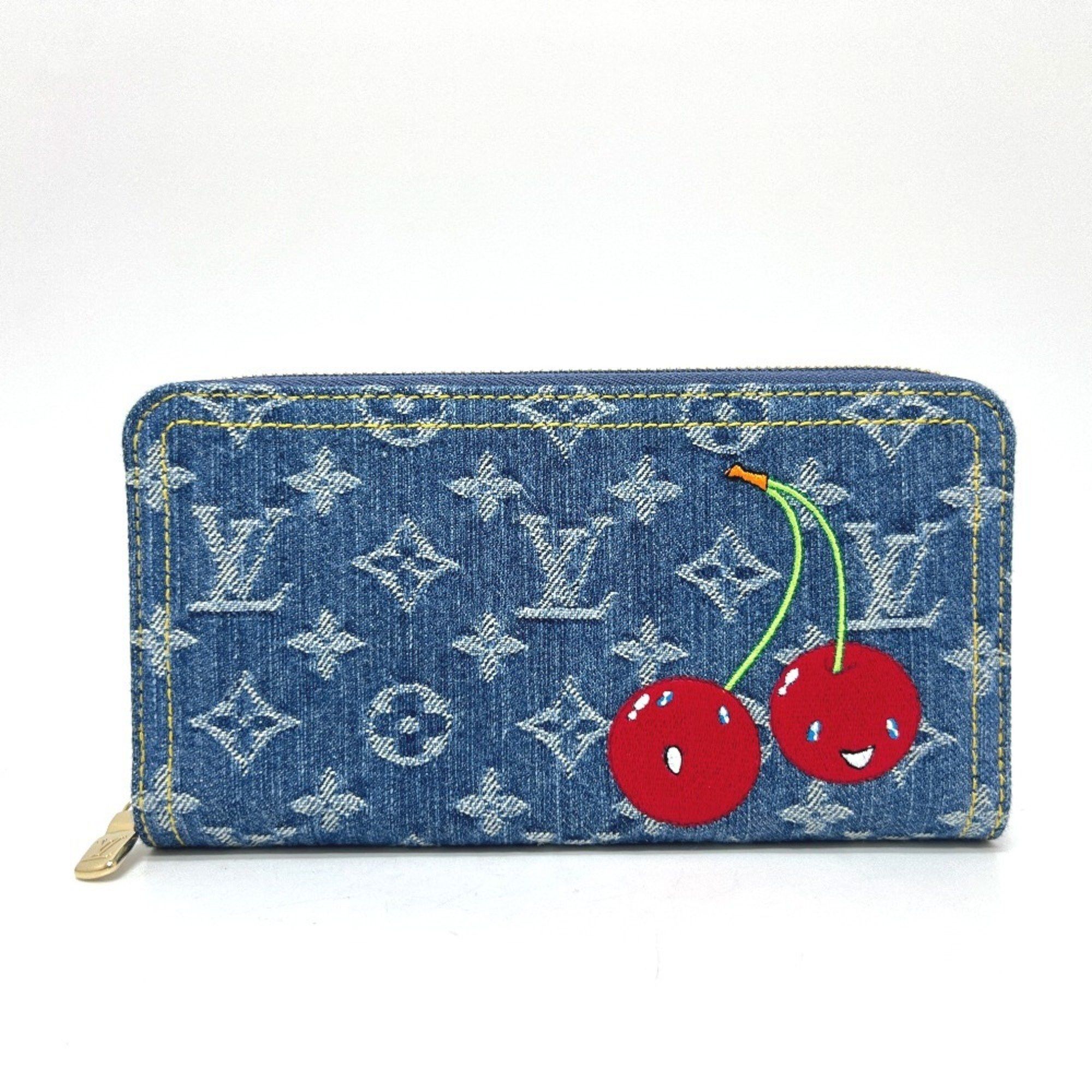 Louis Vuitton LOUIS VUITTON M23161 Takashi Murakami collaboration Monogram denim LV x TM Zippy wallet Wallet Long Women's Blue Size ONE SIZE - 1 Thumbnail