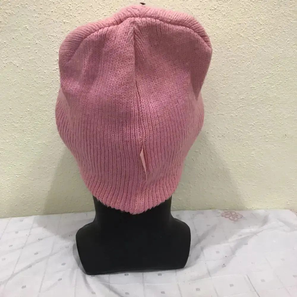 Japanese Brand Hello Kitty Small Logo Beanie Hat Size ONE SIZE - 4 Thumbnail