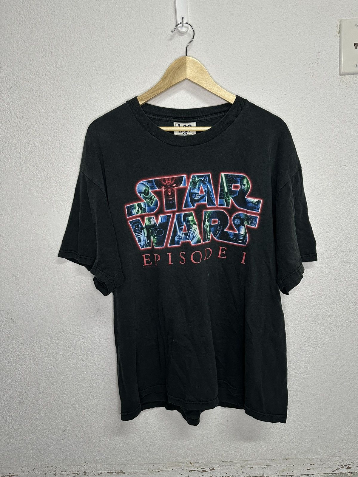 Star Wars Vintage Starwars Episode 1 Lee Tag tshirt Size US XL / EU 56 / 4 - 1 Thumbnail