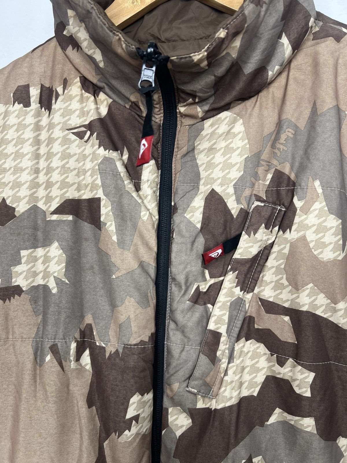 Quicksilver Vintage Quiksilver Japan Reversible Puffer Jacket Size US L / EU 52-54 / 3 - 4 Thumbnail