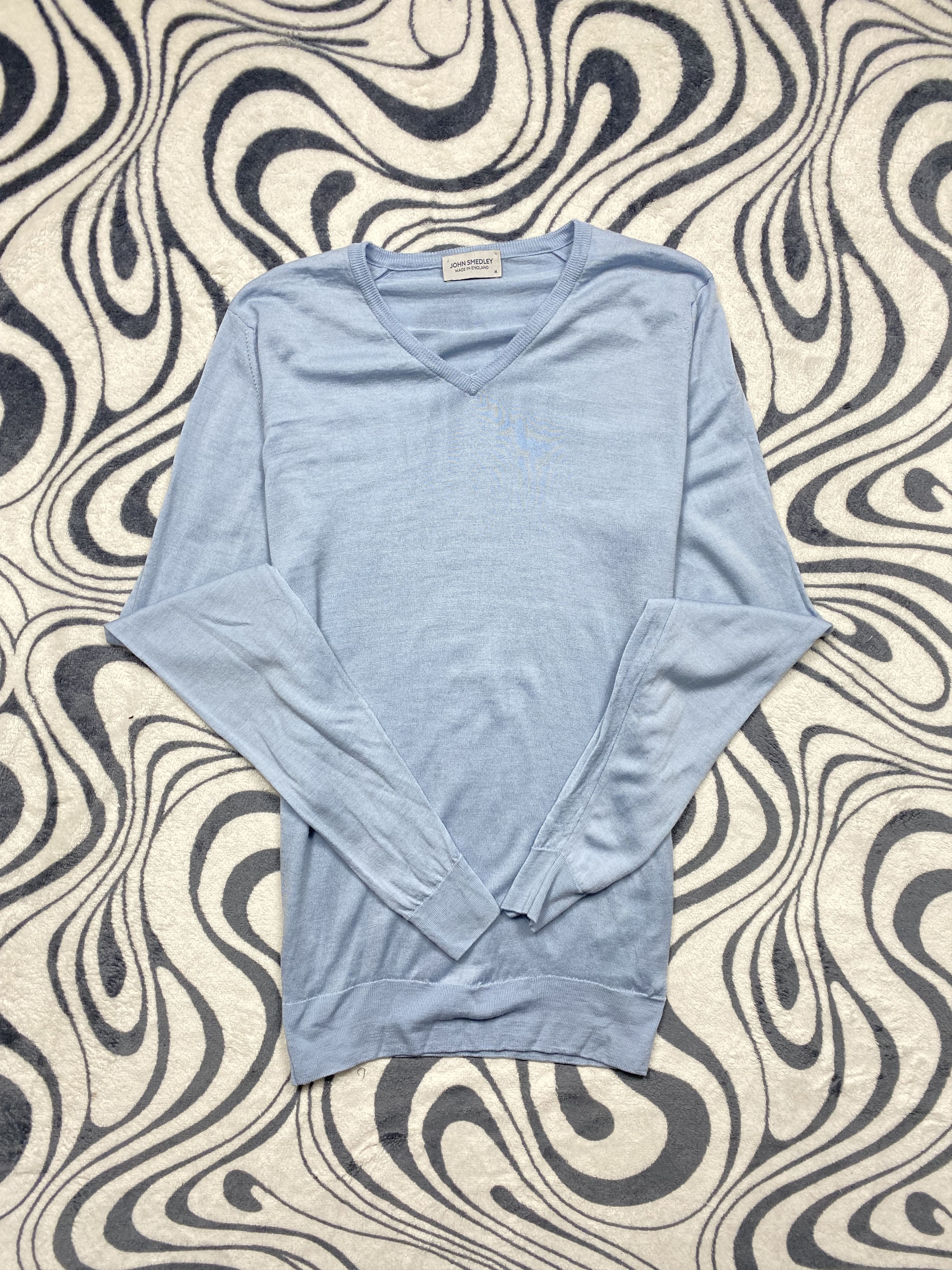 John Smedley × Vintage John Smedley Vintage Merino Wool Sweater Jumper Size US S / EU 44-46 / 1 - 1 Thumbnail