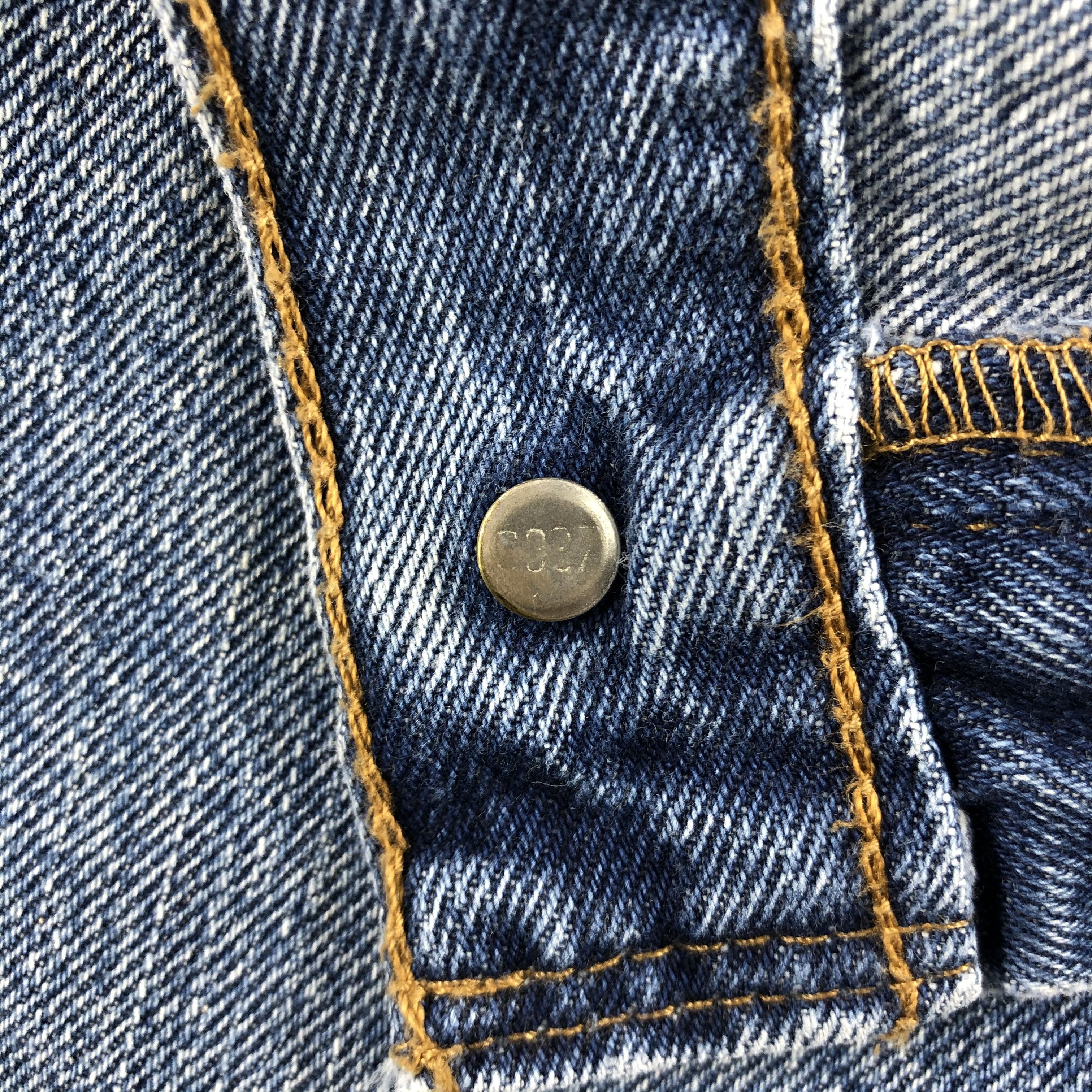 Levi's Vintage Blue Wash Levis 505 Jeans-J2211 Size US 36 / EU 52 - 10 Thumbnail