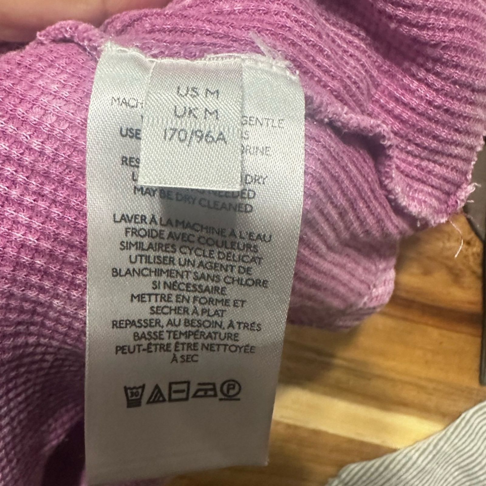 Anthropologie Pilcro Anthropologie Tie Dye Thermal Top-3/4 Sleeves Pink Size M / US 6-8 / IT 42-44 - 8 Thumbnail