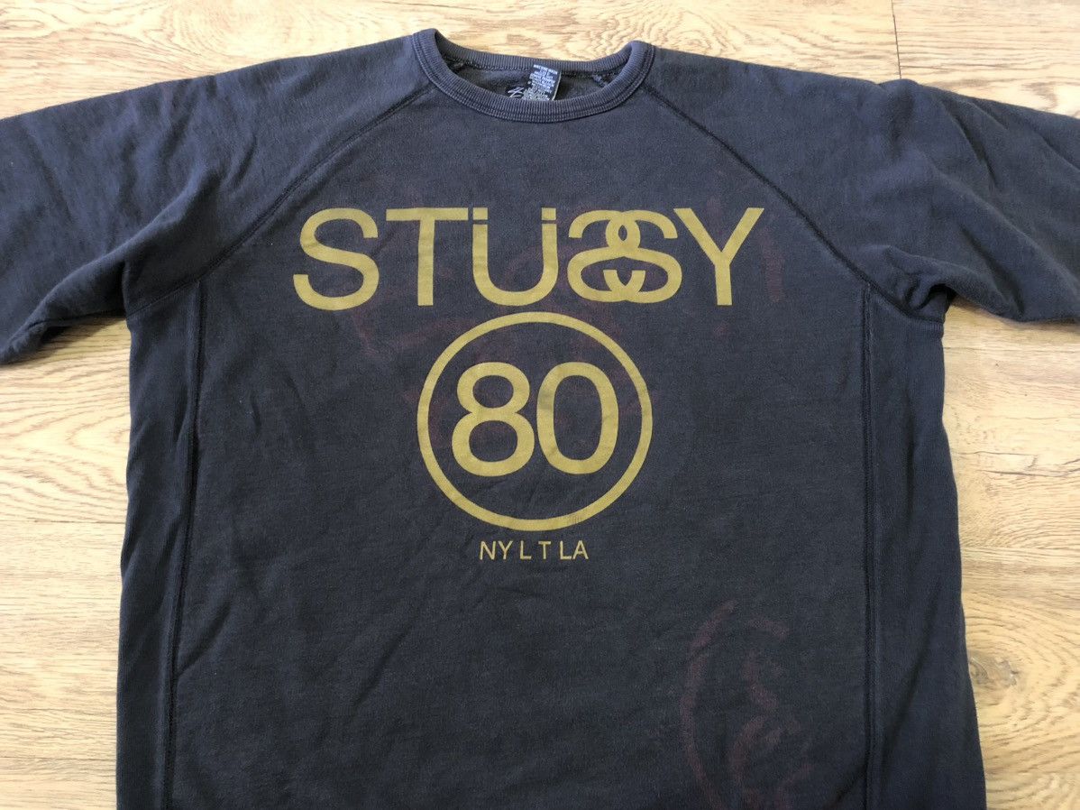 Stussy Stussy 80 faded sweatshirt Size US M / EU 48-50 / 2 - 2 Thumbnail