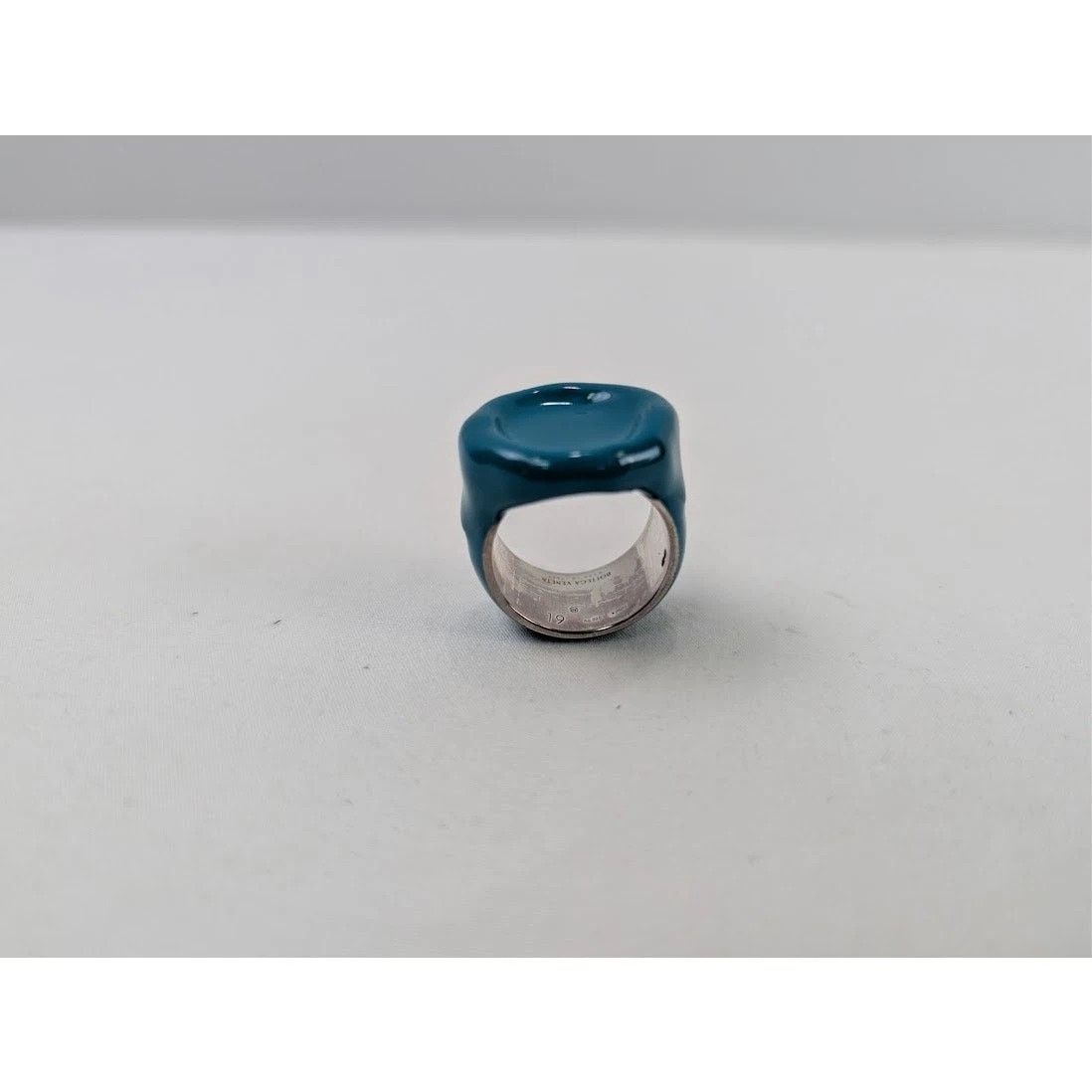 Bottega Veneta o1rshd1 Size: 21 / Sterling Silver / Enamel Ring in Blaster Size ONE SIZE - 2 Thumbnail