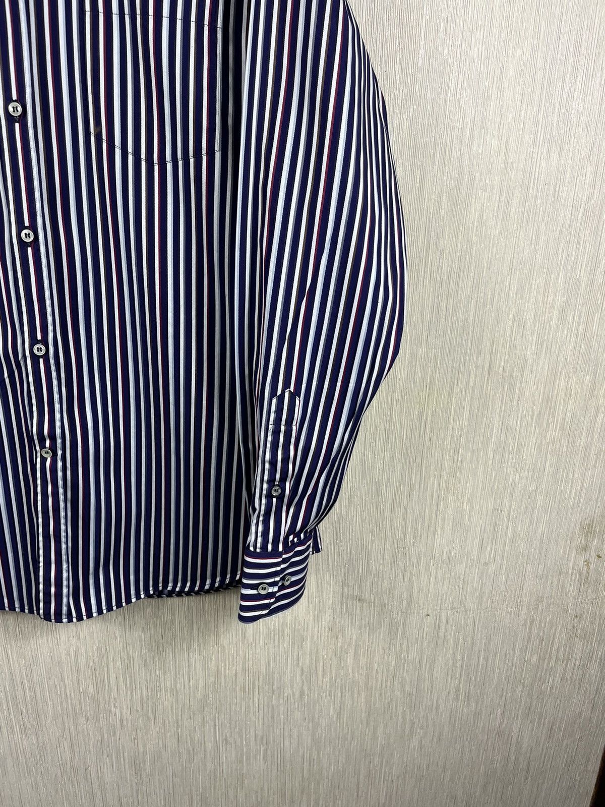 Paul & Shark Paul & Shark striped shirt with pocket logo casual Italy Size US M / EU 48-50 / 2 - 6 Thumbnail