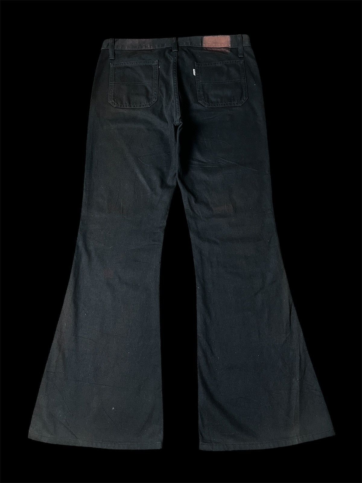 If Six Was Nine Super Flare Big John Distressed Jeans Size US 30 / EU 46 - 4 Thumbnail