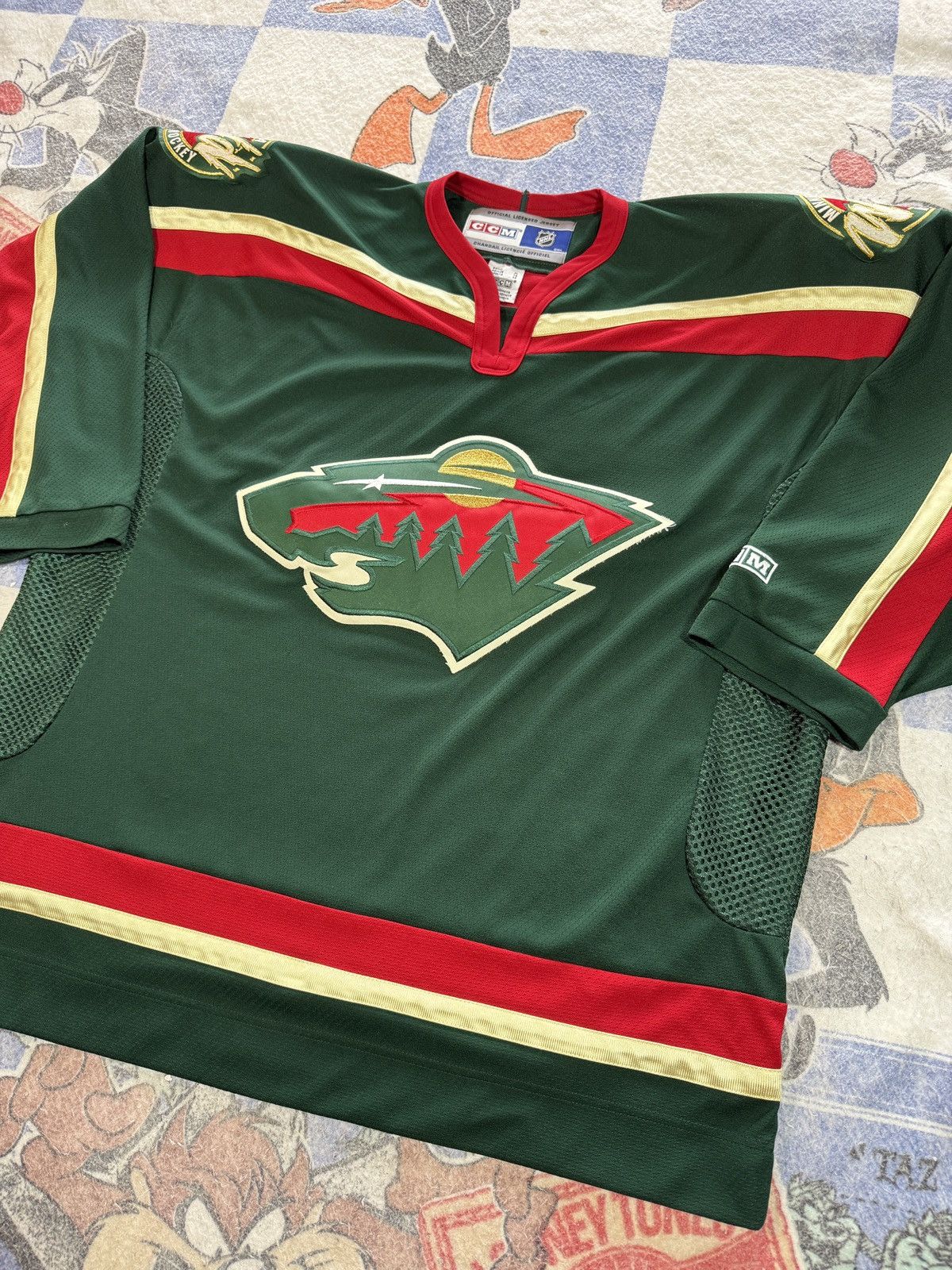 NHL Vintage minnesota wild jersey Size US XL / EU 56 / 4 - 2 Thumbnail