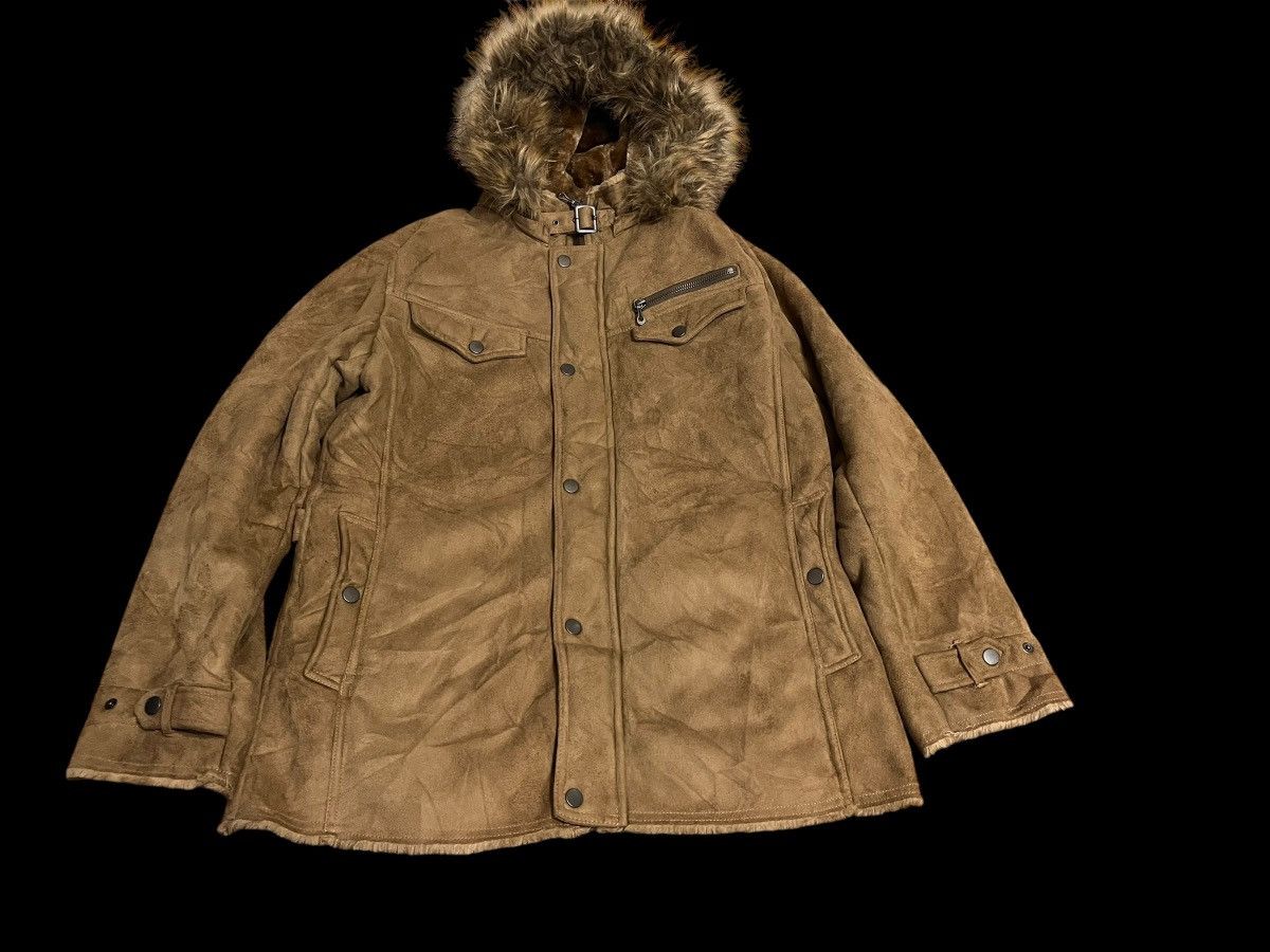 Hysteric Glamour × Japanese Brand Taka Q Brown Fur Hooded Jacket Size US L / EU 52-54 / 3 - 2 Thumbnail