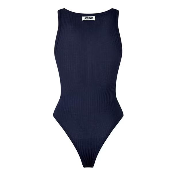 Jacquemus o1g2r1mq1024 Bodysuit in Dark Navy Size M / US 6-8 / IT 42-44 - 2 Thumbnail