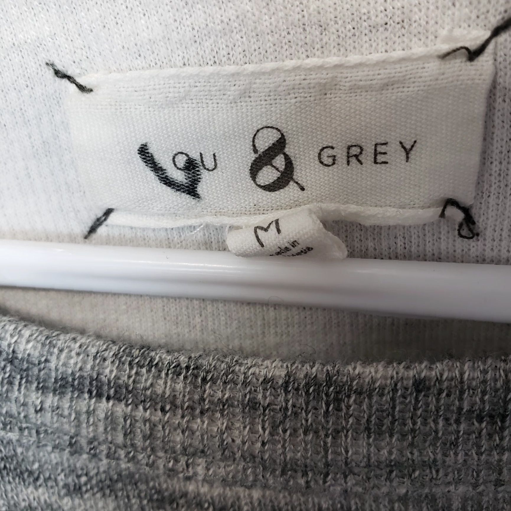 Lou & Grey Lou & Grey Womens Tunic Sweater M Gray Long Sleeve Cotton Size M / US 6-8 / IT 42-44 - 6 Thumbnail
