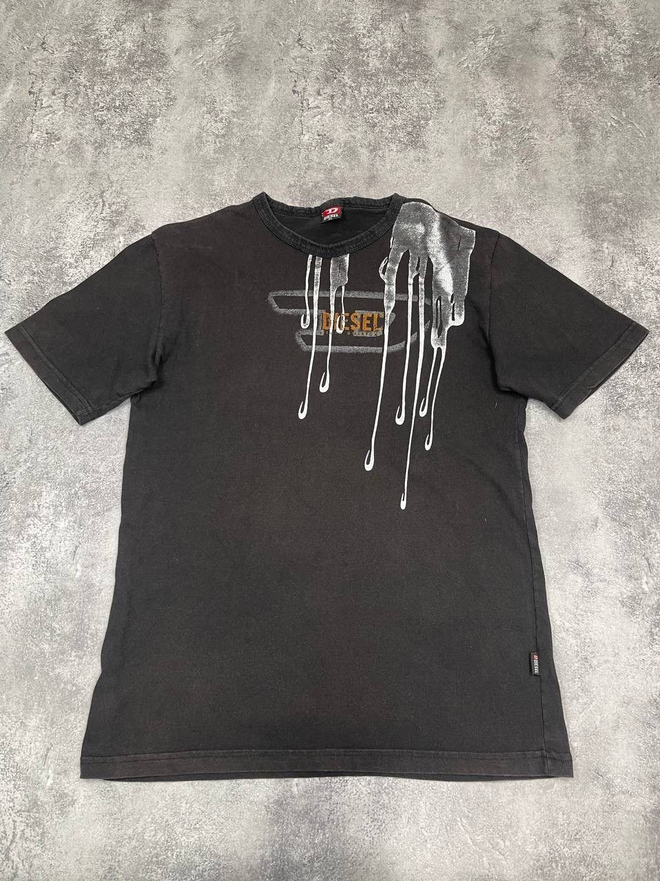 Diesel Diesel Men Cotton T-Shirt Black Size X-LARGE Size US XL / EU 56 / 4 - 1 Thumbnail