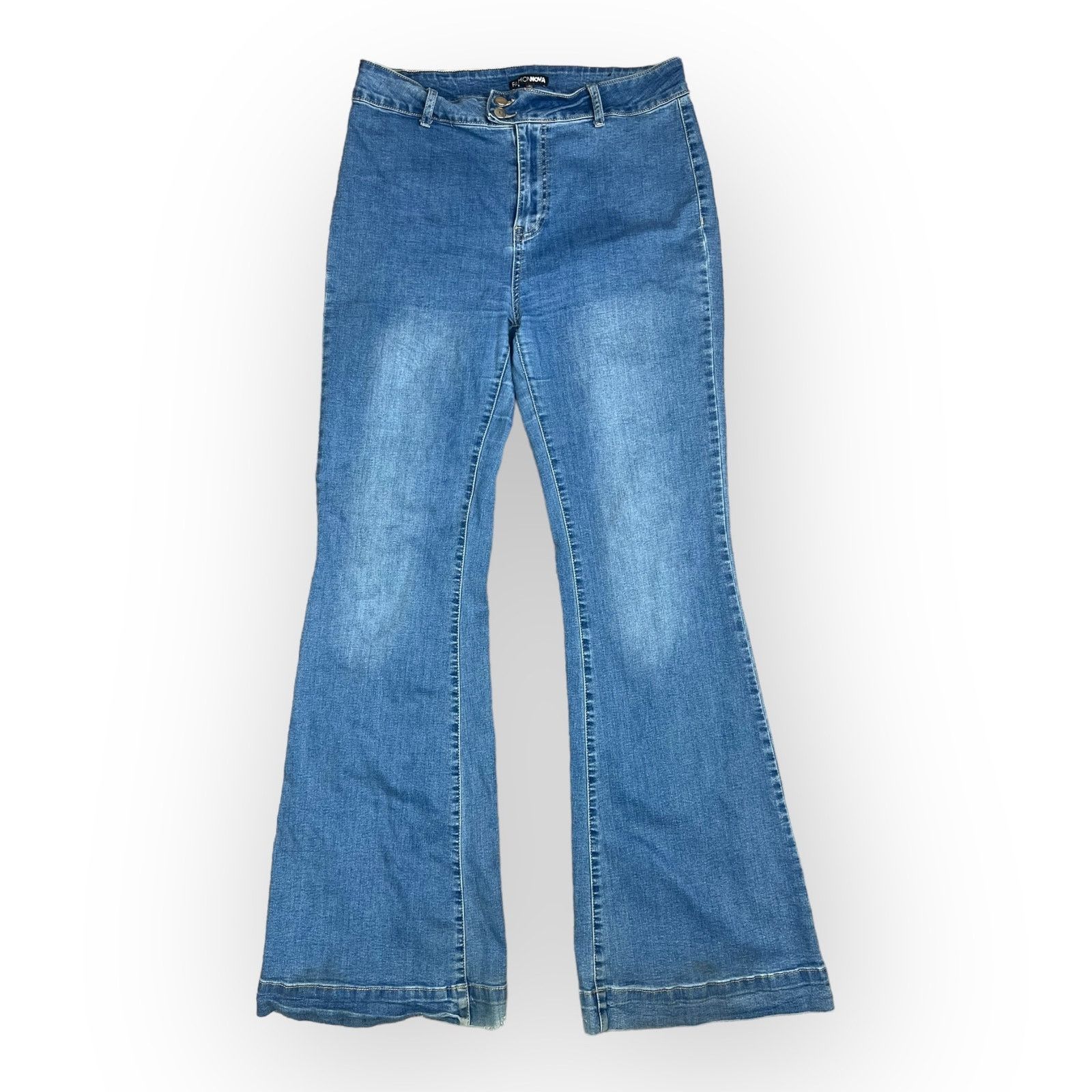 Kohl's Fashion Nova Paige High Rise Flared Jeans Size 29" - 4 Thumbnail