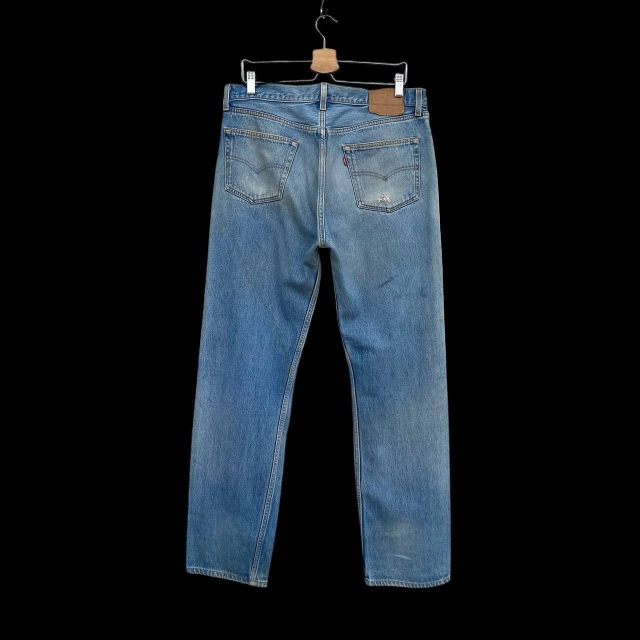Levi's Vintage Clothing VINTAGE KURT COBAIN 00'S LEVIS 501 DISTRESSED DIRTY W35X33" Size US 35 - 6 Thumbnail