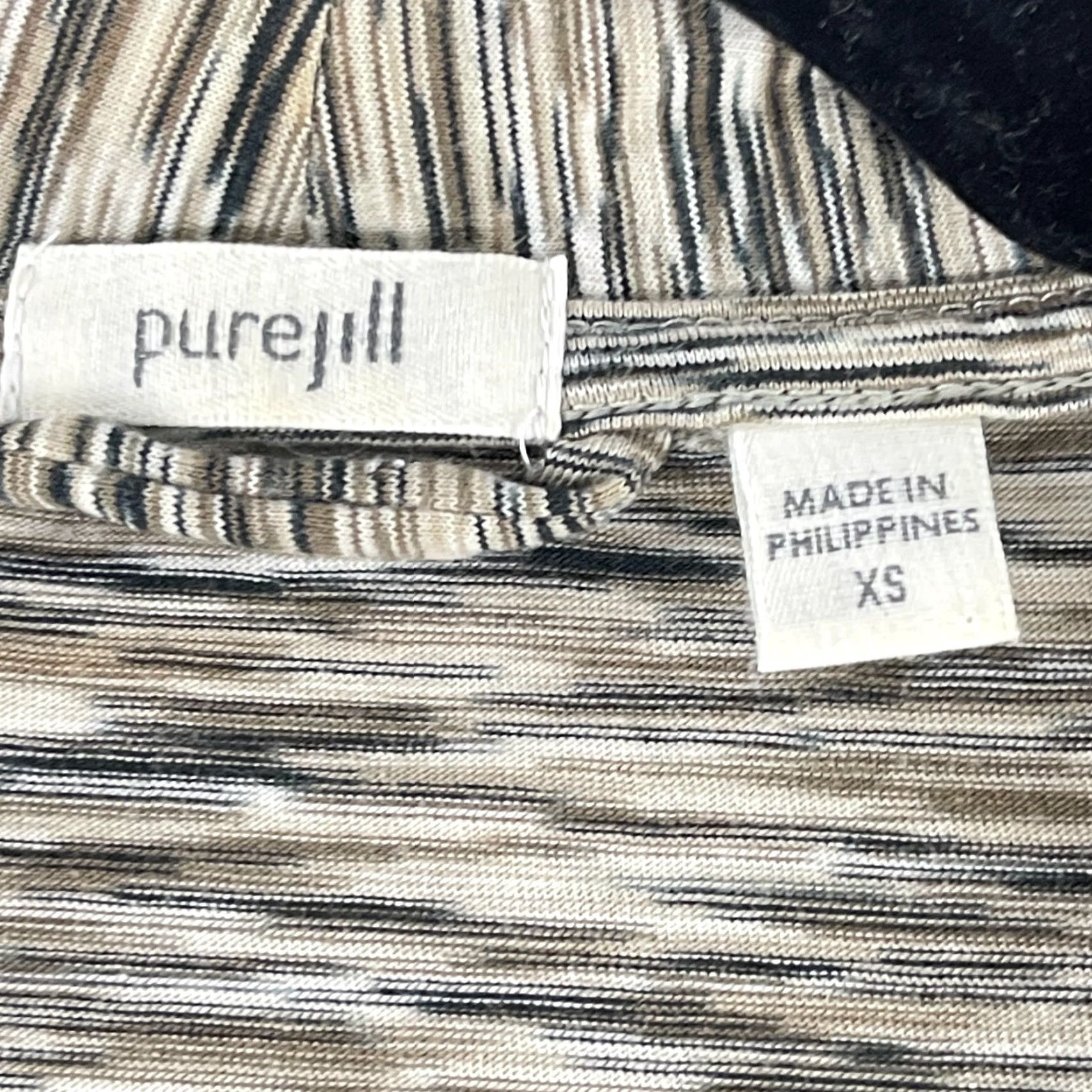 J. Jill J. Jill Cardigan Sweater Womens XS Brown Marled Open Knit Long Sleeve V-Neck Fabric Knit Casual Bohemian Classic Fall Womens Size XS / US 0-2 / IT 36-38 - 7 Thumbnail
