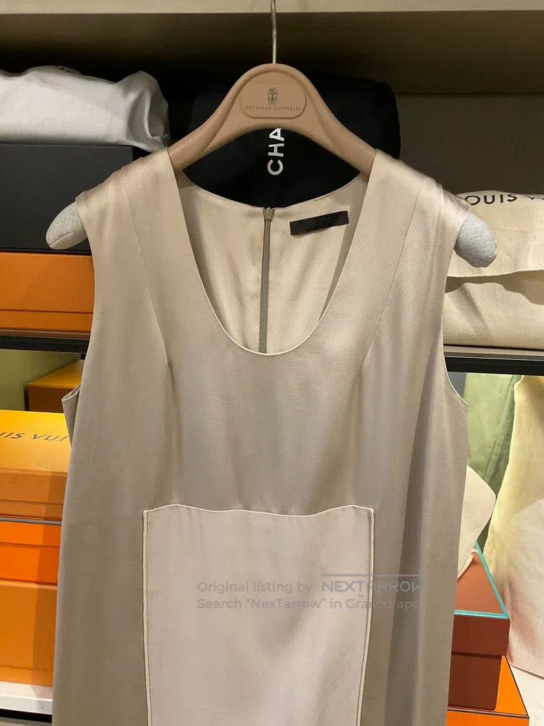 The Row The Row size 2 Champagne Sleeveless Dress Size XS / US 0-2 / IT 36-38 - 2 Thumbnail
