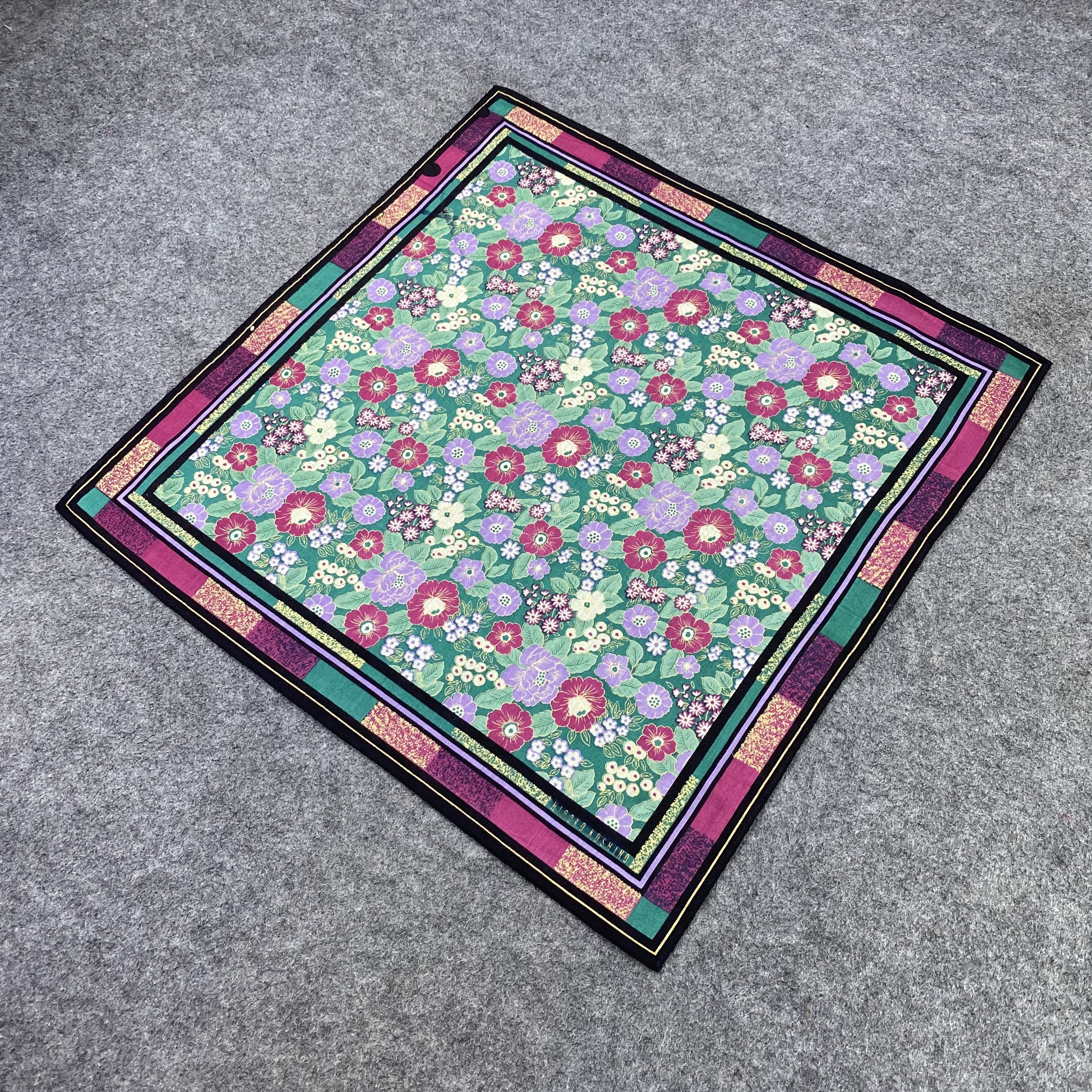 Japanese Brand Hiroko Koshino Handkerchief / Bandana / Neckerchief-B2137 Size ONE SIZE - 4 Thumbnail