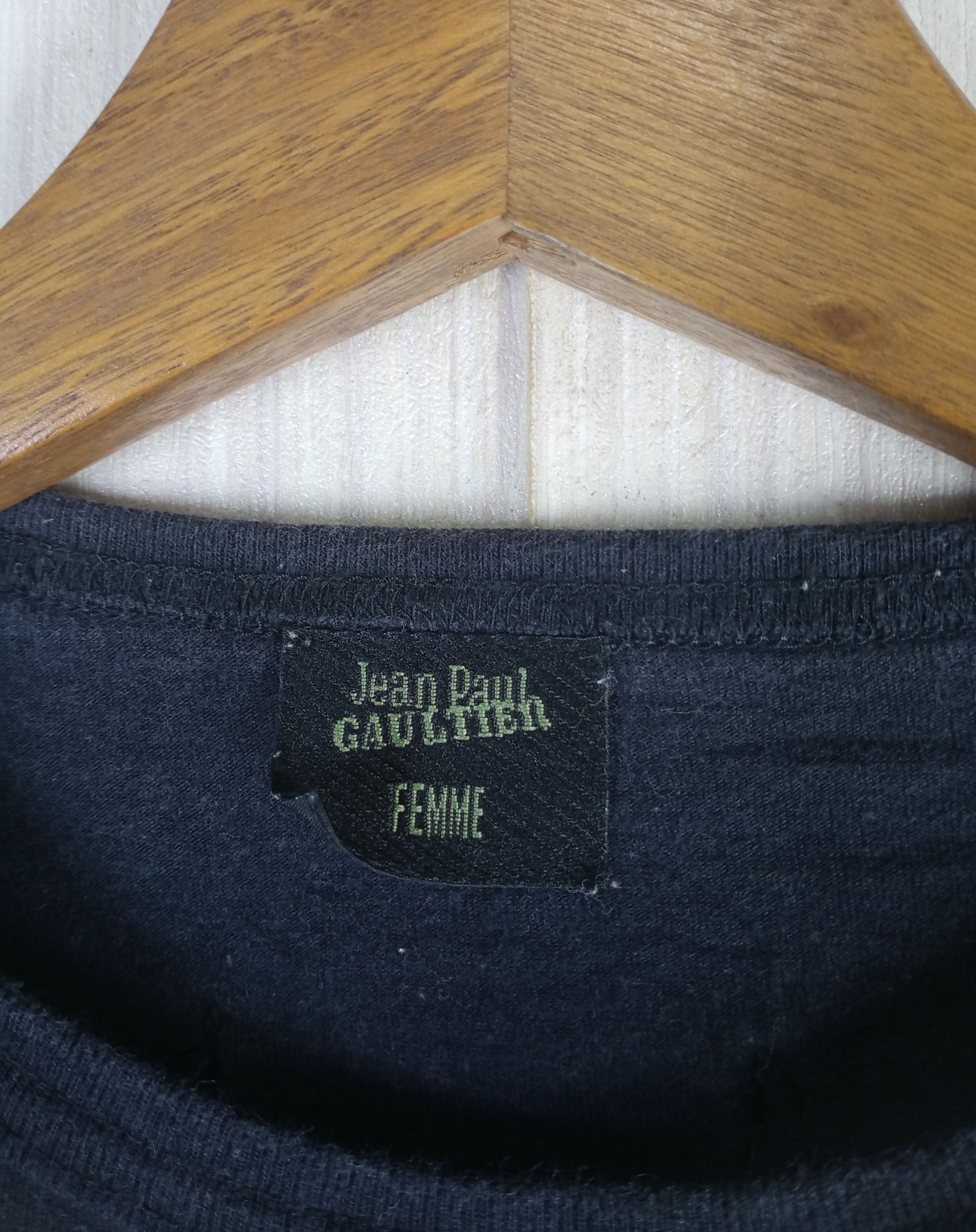 Jean Paul Gaultier Rare Jean Paul Gaultier Femme Tshirt Size S / US 4 / IT 40 - 4 Thumbnail