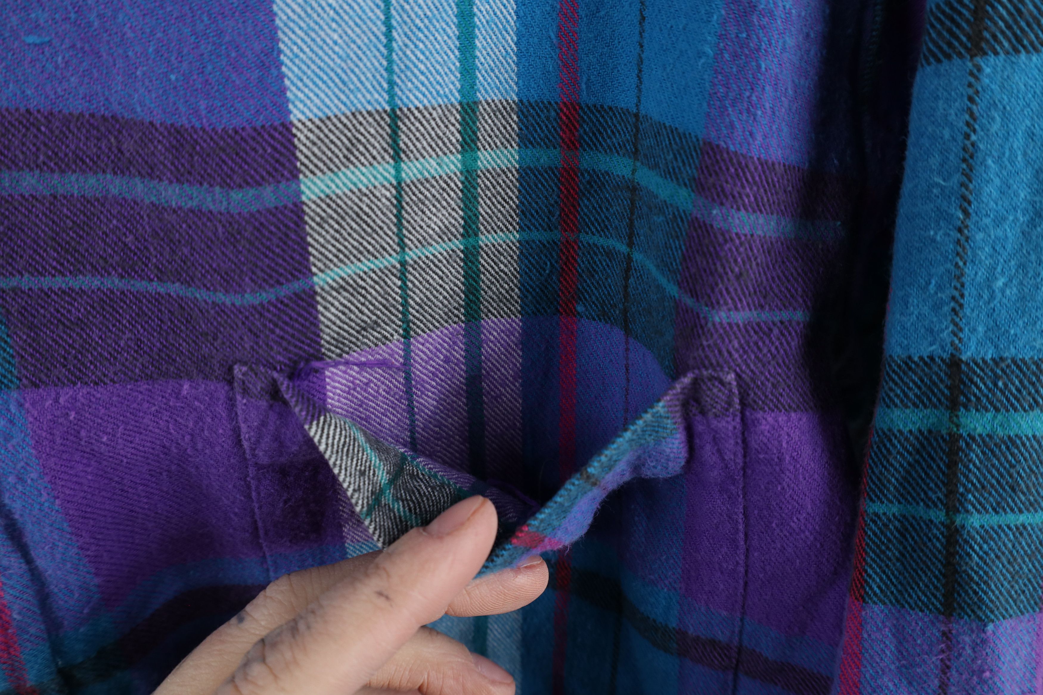 Vintage Vintage 90s Streetwear Flannel Collared Button Down Shirt Size US M / EU 48-50 / 2 - 4 Thumbnail