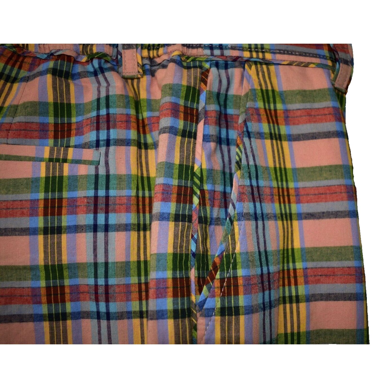 J.Crew A8 NWT J CREW Cotton Multicolor Plaid Pants AJ439 Size 4 Size 27" / US 4 / IT 40 - 4 Thumbnail