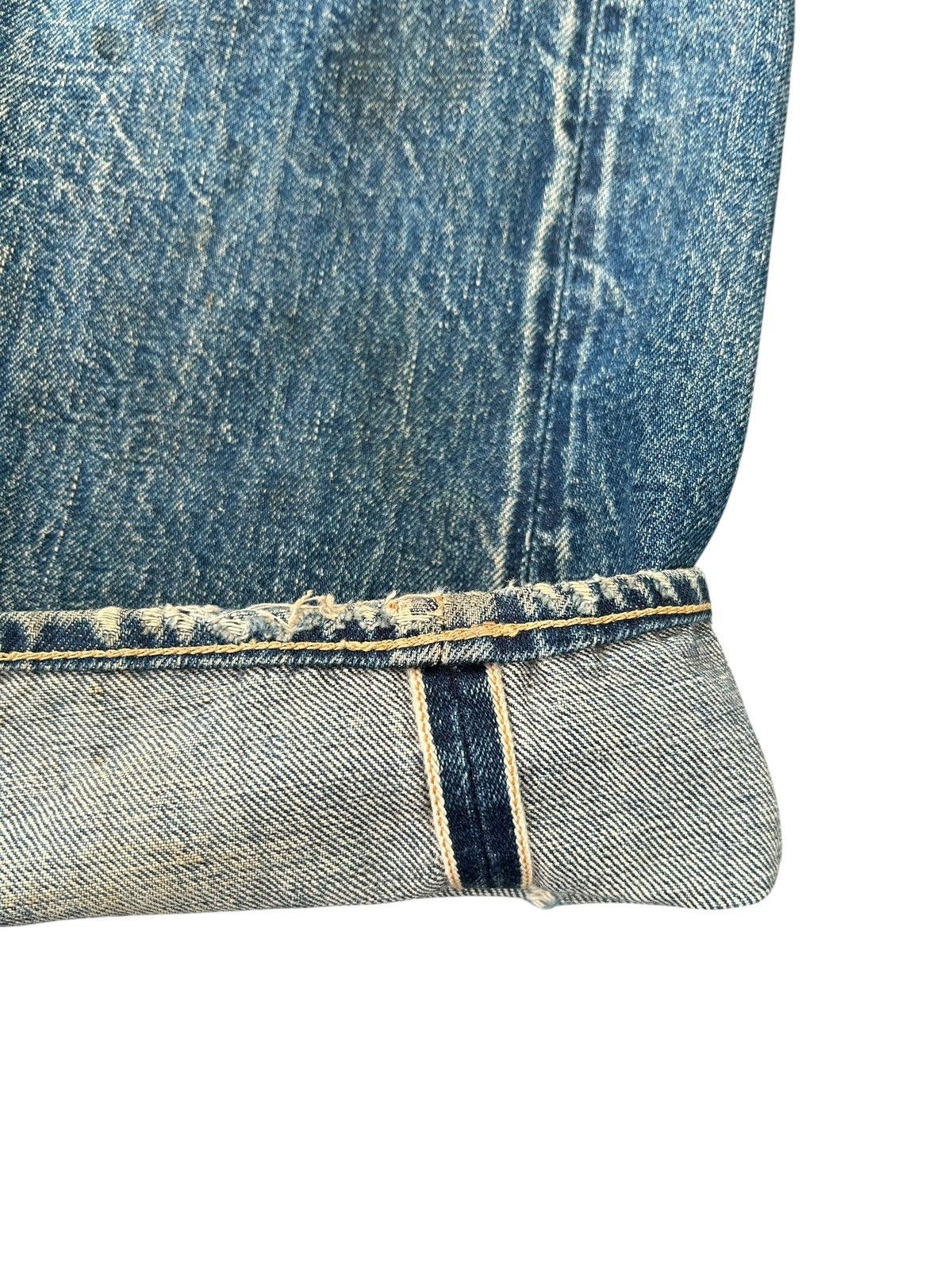 Kapital Thrashed Vintage Denime Selvedge Denim Jeans Size US 29 - 3 Thumbnail