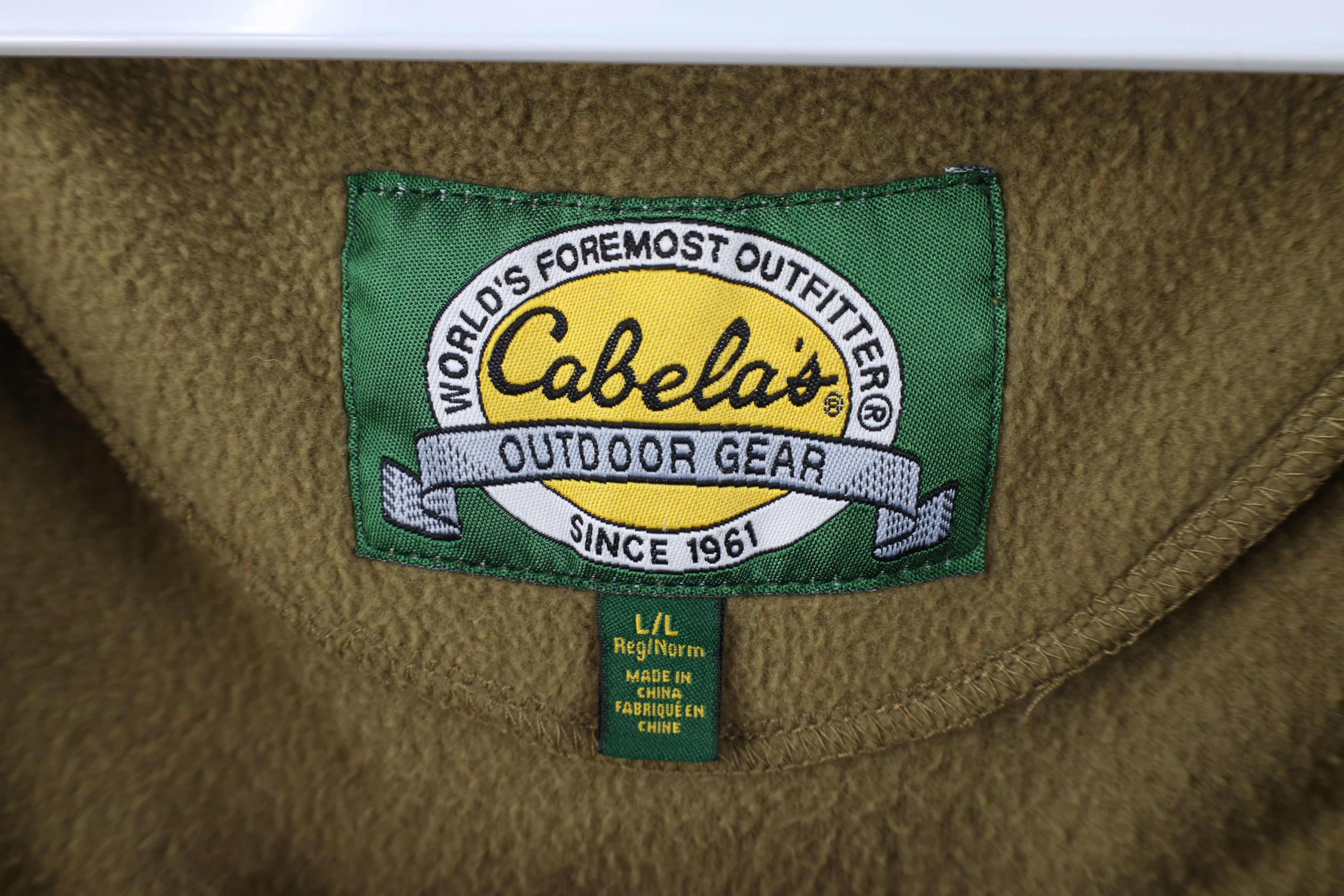 Cabelas Vintage 90s Y2K Cabelas Spell Full Zip Fleece Vest Jacket Size US L / EU 52-54 / 3 - 7 Thumbnail
