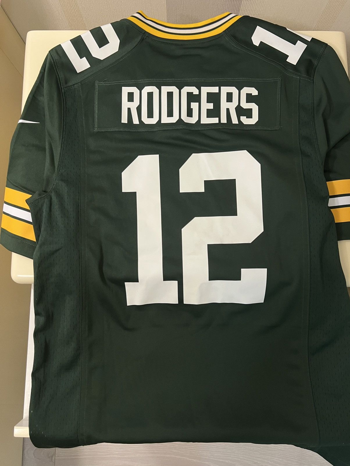 Nike NFL Green Bay Packers 12 Rodgers Mens Game Jersey