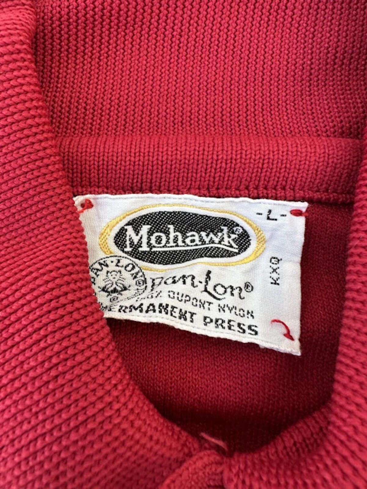 Other Vintage Banlon Knit Polo Shirt Red Mohawk L Size US L / EU 52-54 / 3 - 3 Thumbnail