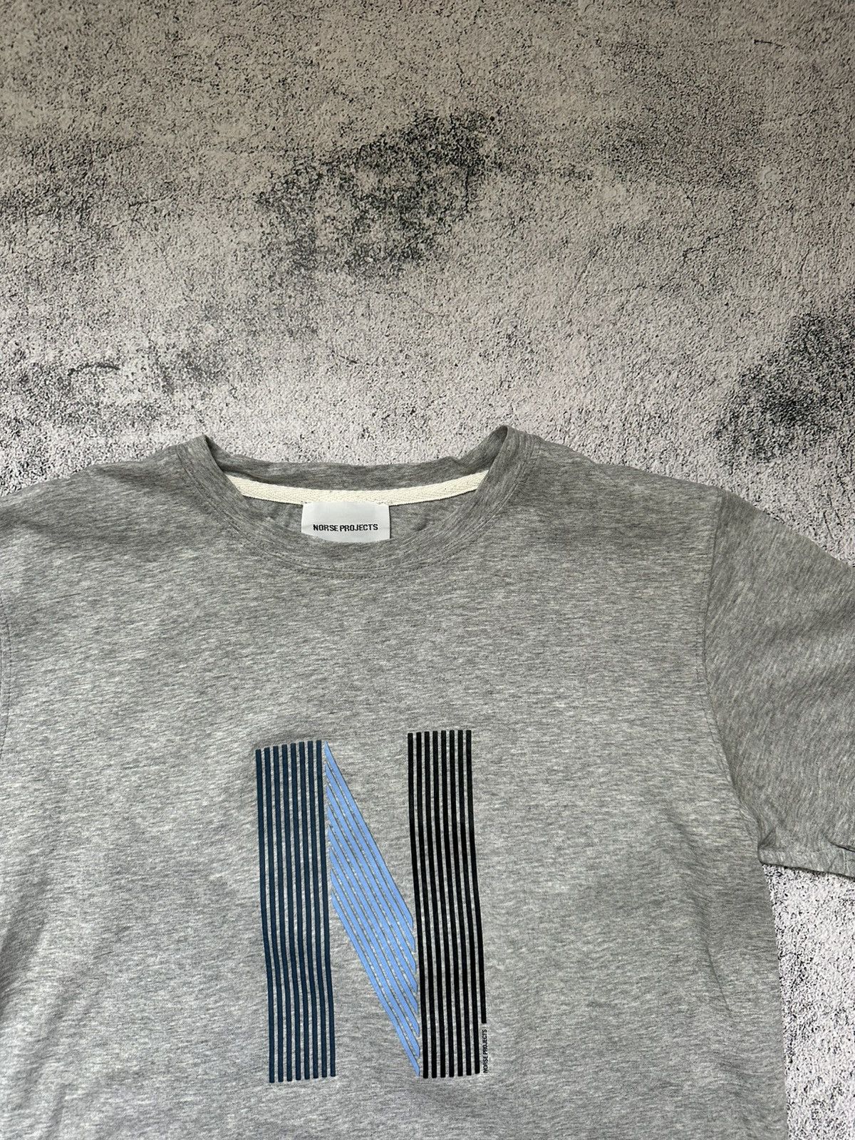 Norse Projects Norse Project T-shirt N Logo Centre Gray Size US M / EU 48-50 / 2 - 6 Thumbnail