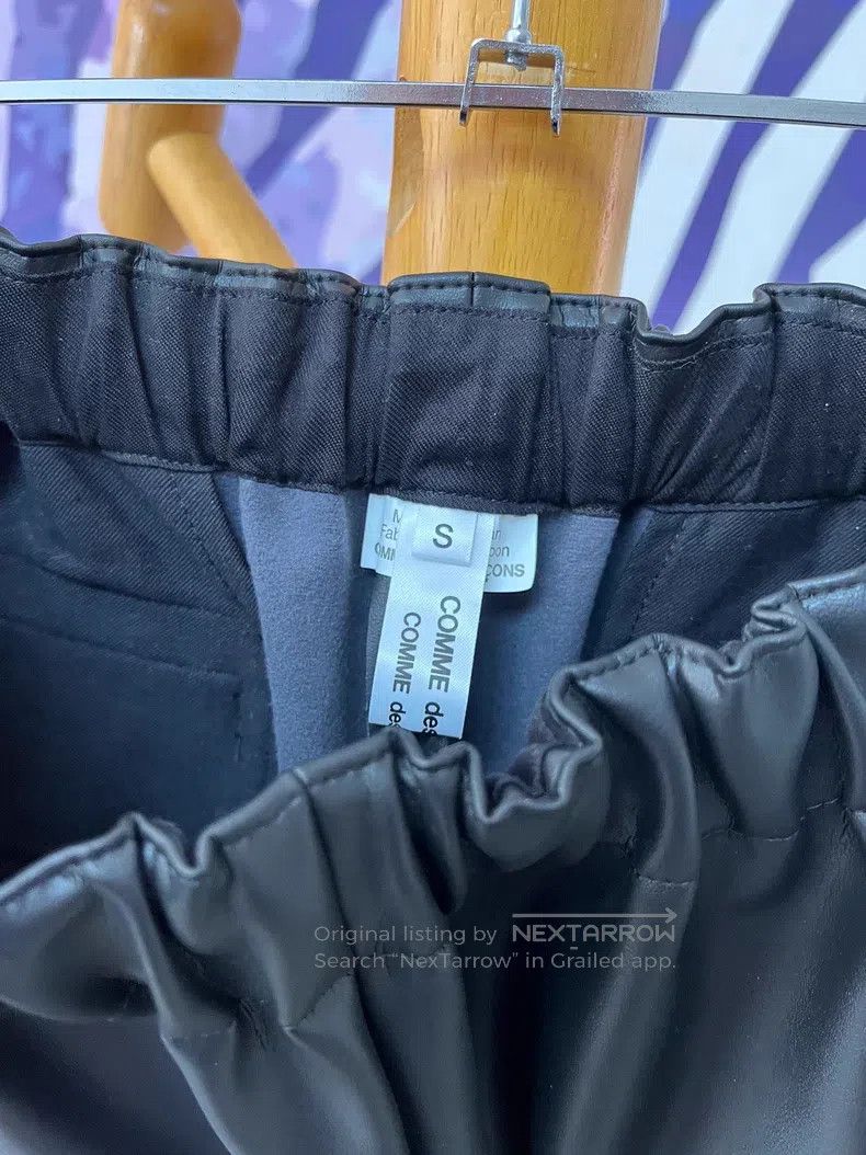 Comme des Garcons Comme Des Garcons size S Nine-inch leather pants Size 22" - 2 Thumbnail