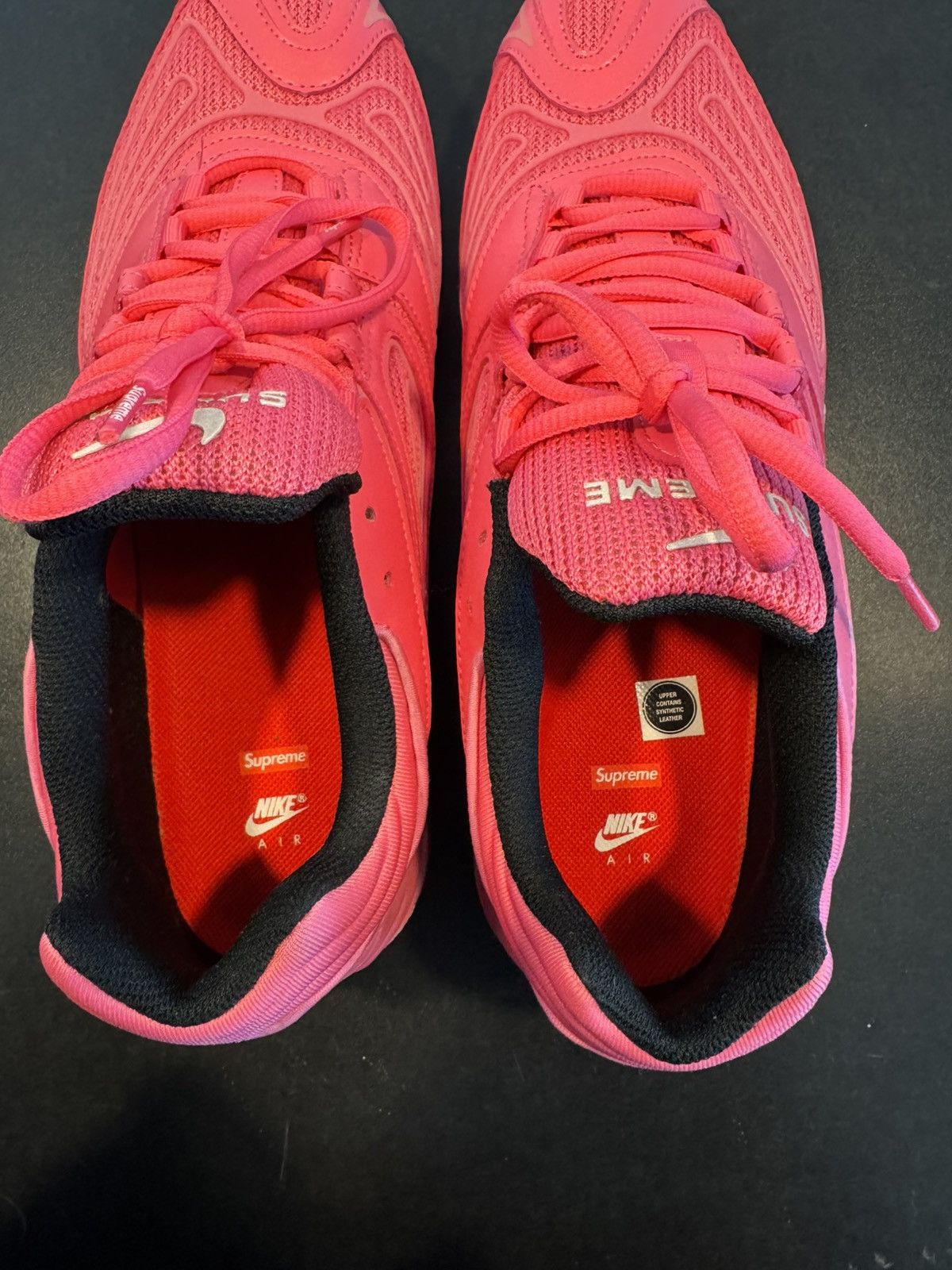 Nike × Supreme Nike x Supreme Airmax 98 Pink Size US 12 / EU 45 - 8 Thumbnail