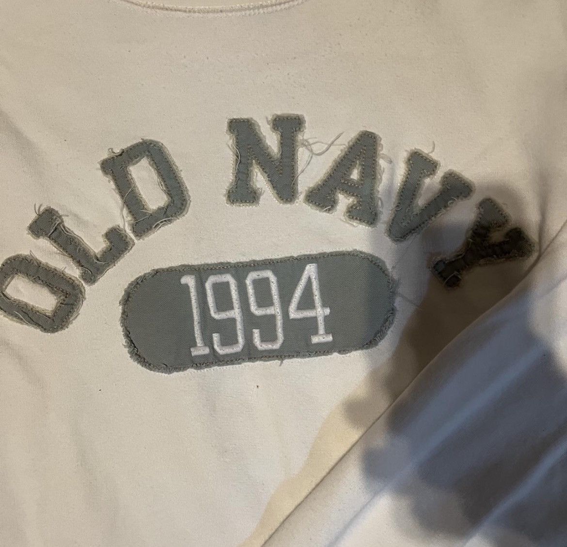 Old Navy Vintage Old Navy white crewneck sweatshirt Size US S / EU 44-46 / 1 - 2 Thumbnail