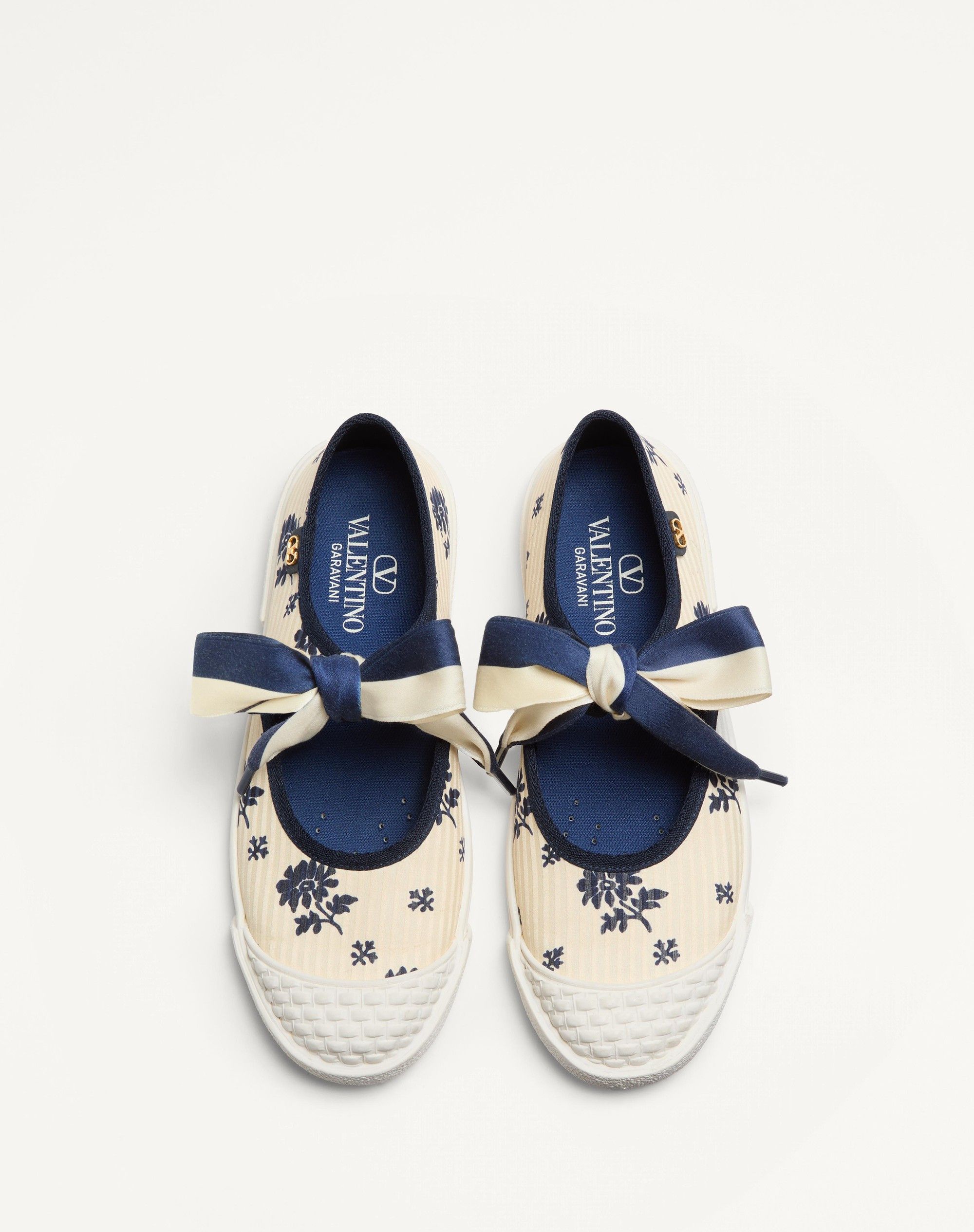 Valentino os11x0126 'Bye Bye Bye' Ballerina Sneakers in Multicolor Size US 8 / IT 38 - 5 Thumbnail