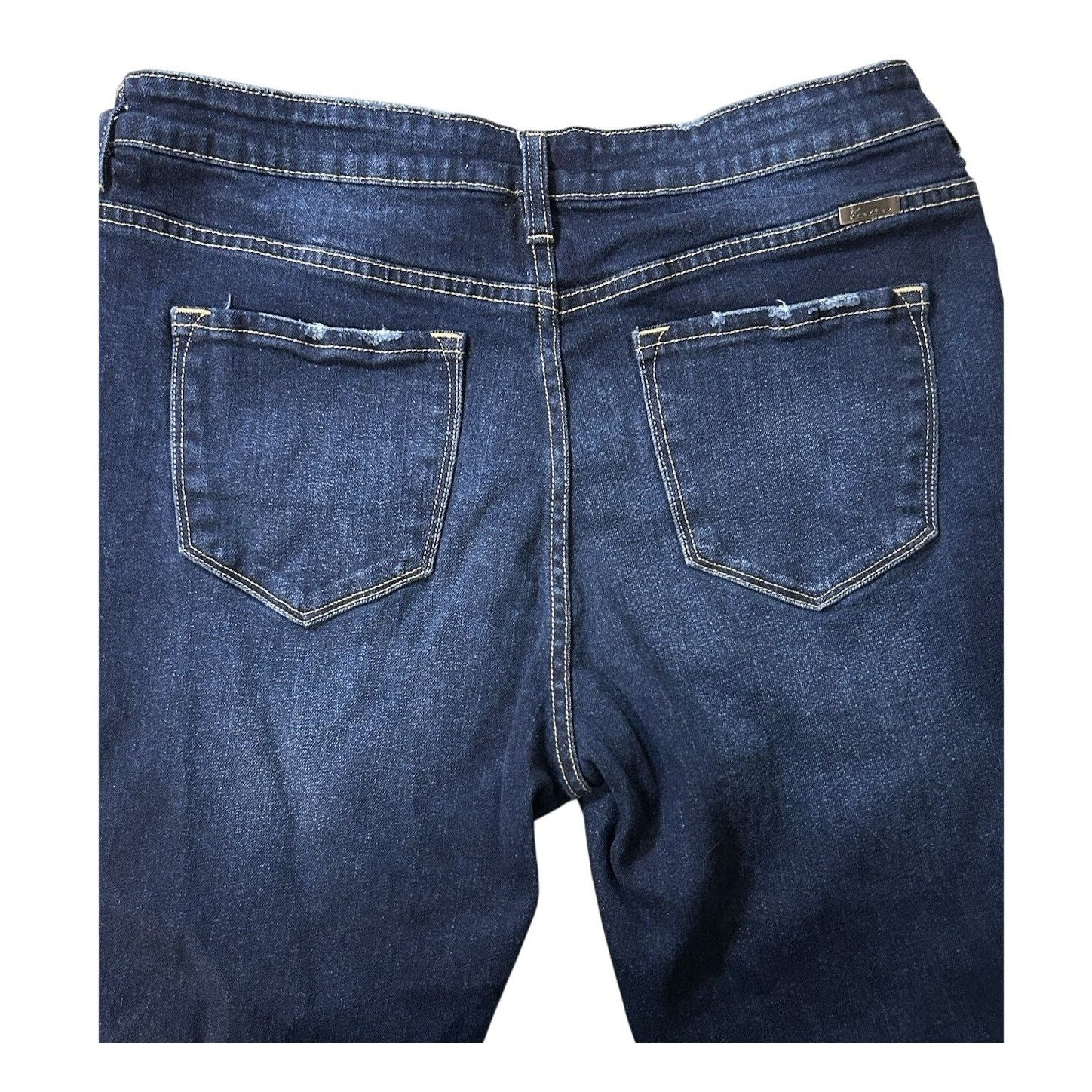 Other kancan jeans 15/31 Bootcut Distressed Dark wash Estilo Size 30" / US 8 / IT 44 - 8 Thumbnail