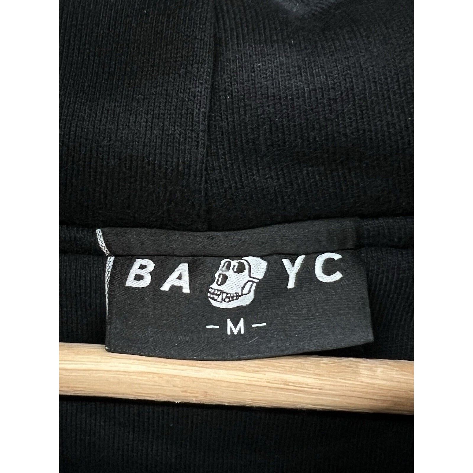 Other Bored Ape Yacht Club BAYC Chrome Double Faced Black Hoodie Size M / US 6-8 / IT 42-44 - 3 Thumbnail