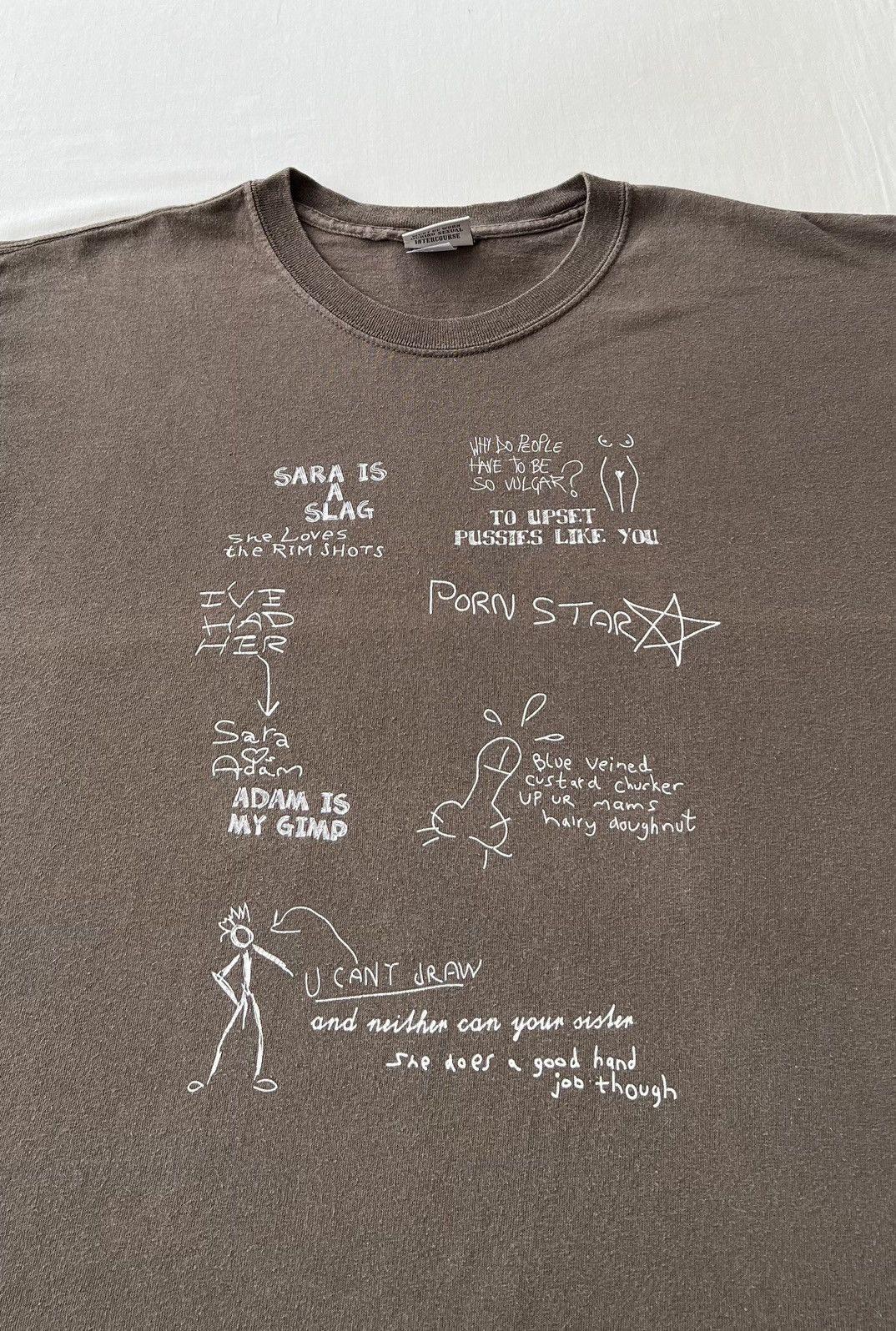 Vintage Vintage Porn Star PornStar Sex Sexy Girl Hook Ups T-shirt Size US L / EU 52-54 / 3 - 6 Thumbnail