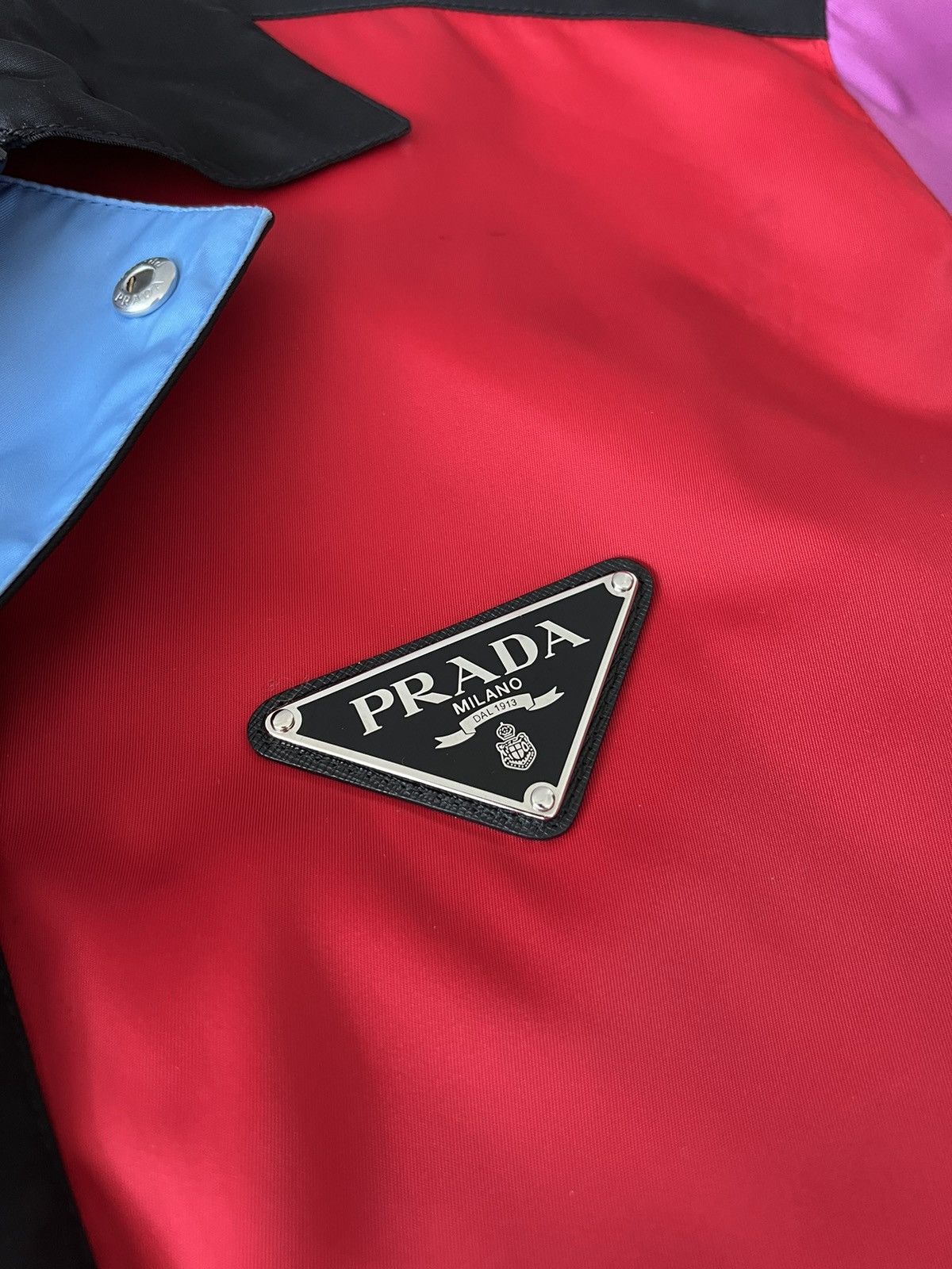 Prada Prada Nylon Colorblock Jacket Size US S / EU 44-46 / 1 - 5 Thumbnail