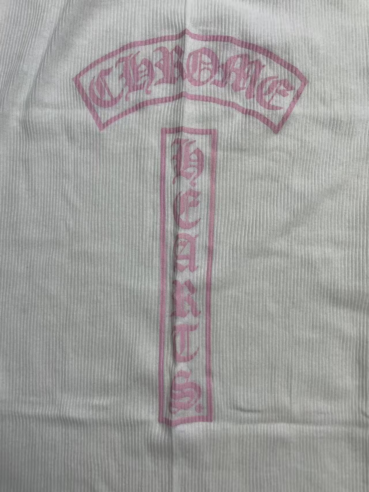 Chrome Hearts Chrome Hearts White T-Bar Script Logo Tank Top Size S / US 4 / IT 40 - 4 Thumbnail