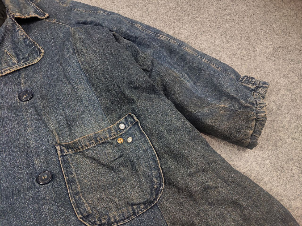 Diesel Vintage Diesel Archive Y2K Style Denim Faded coat Jacket Size US XL / EU 56 / 4 - 10 Thumbnail